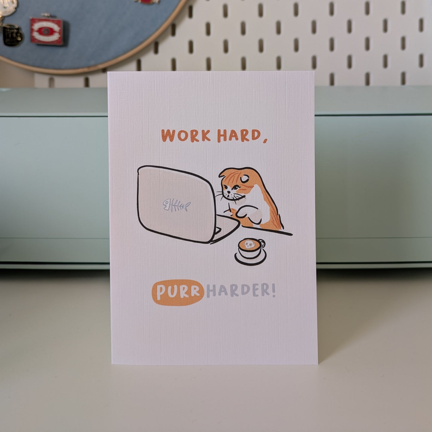 Boss Kitty Greeting Card 1
