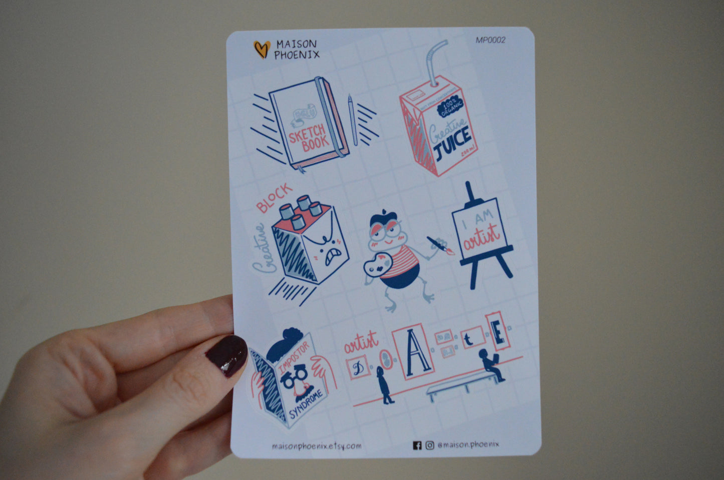 Creative / Artist Sticker Sheet 2