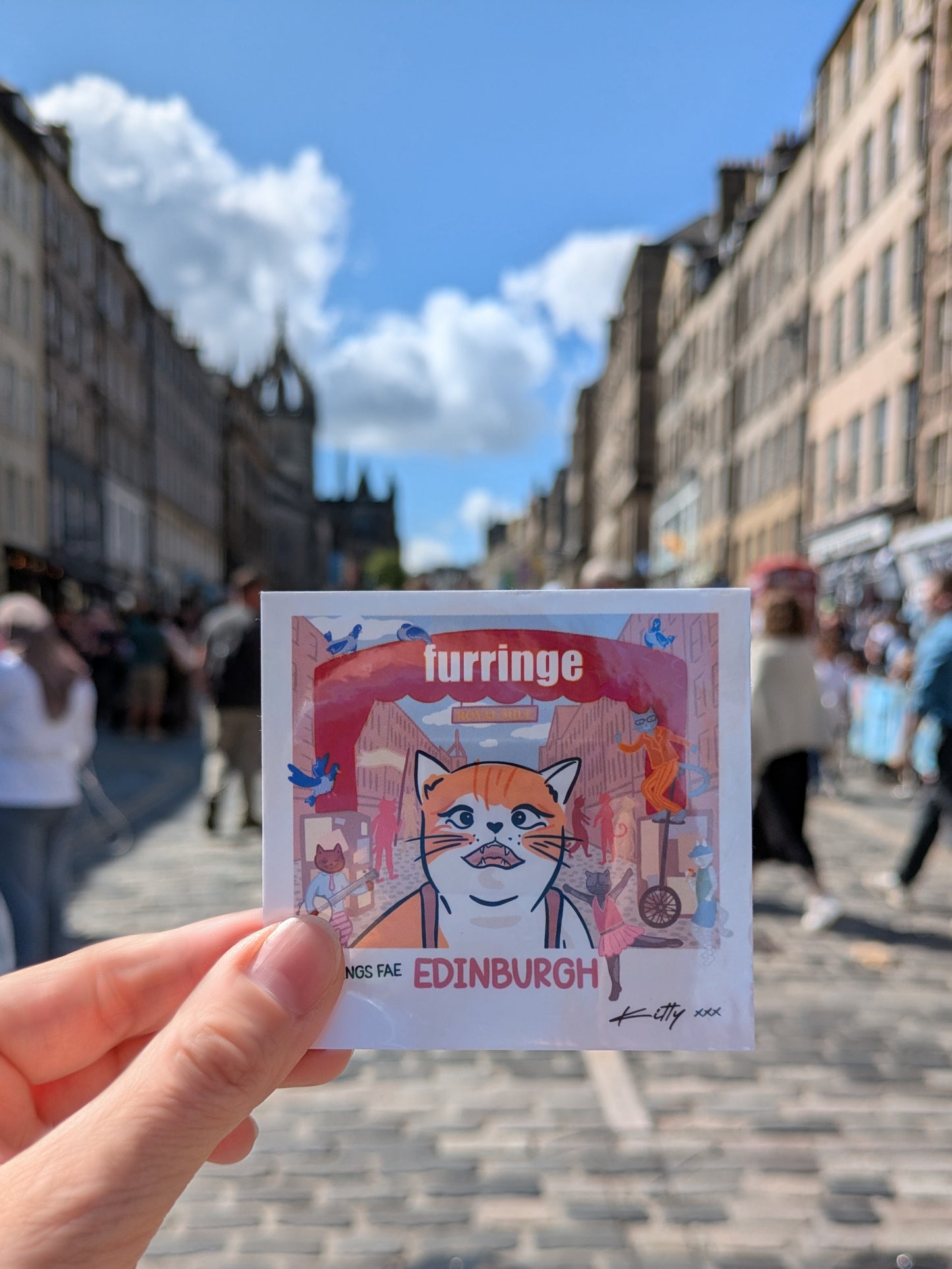 Edinburgh (Furringe Festival) Holographic Sticker