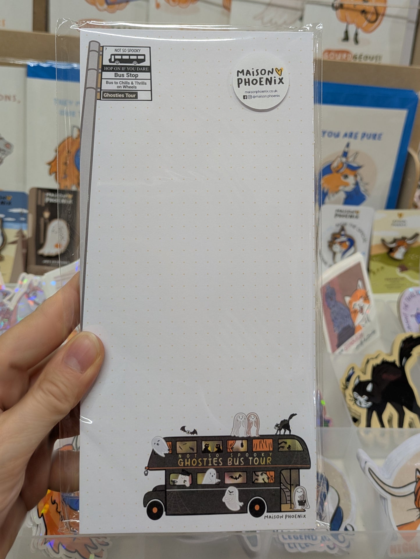 Ghosties Bus Tour Notepad