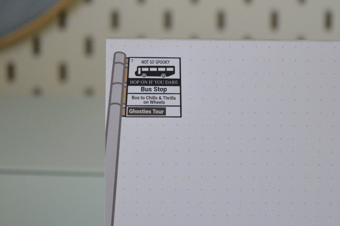 Ghosties Bus Tour Notepad 2