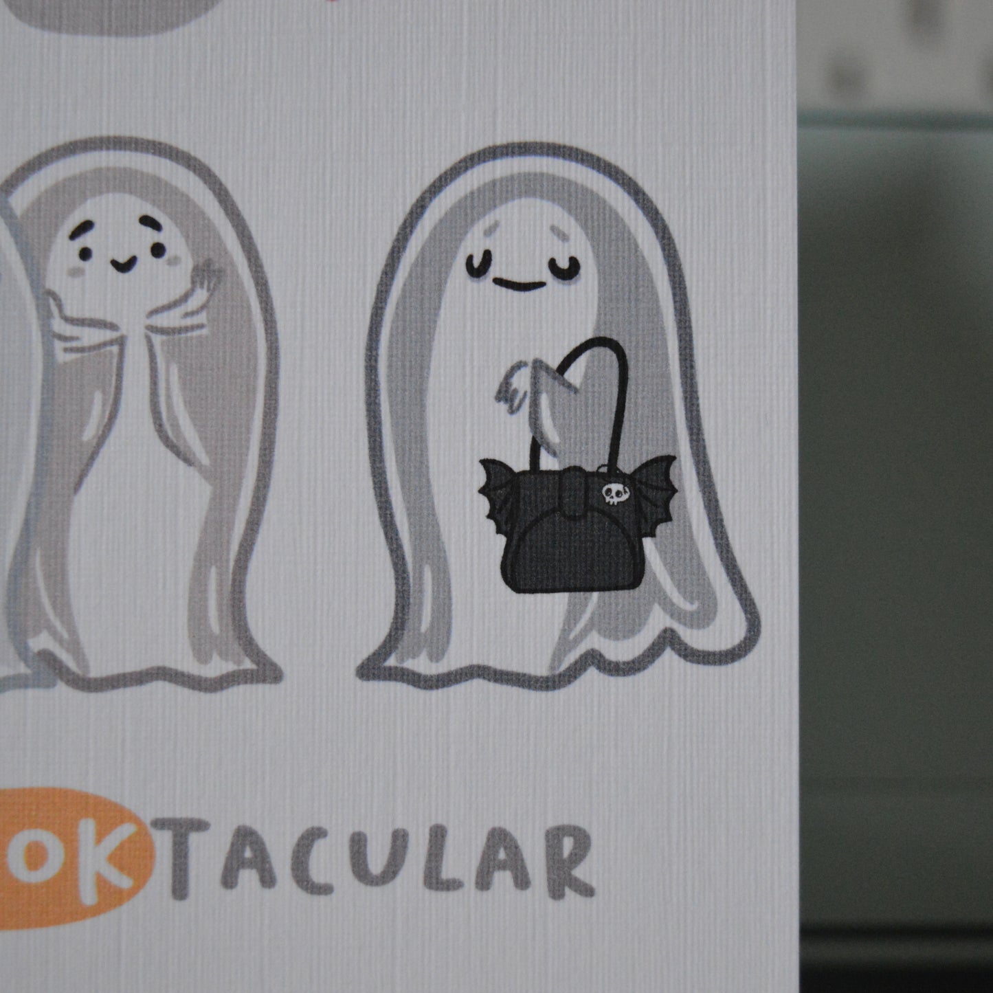 Ghosties Greeting Card - Bat