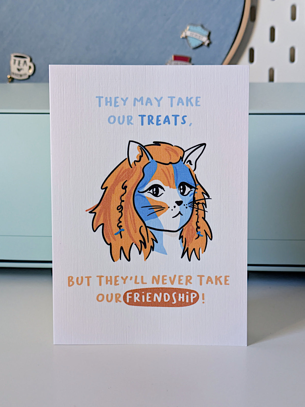 Kitty The Brave Greeting Card 2