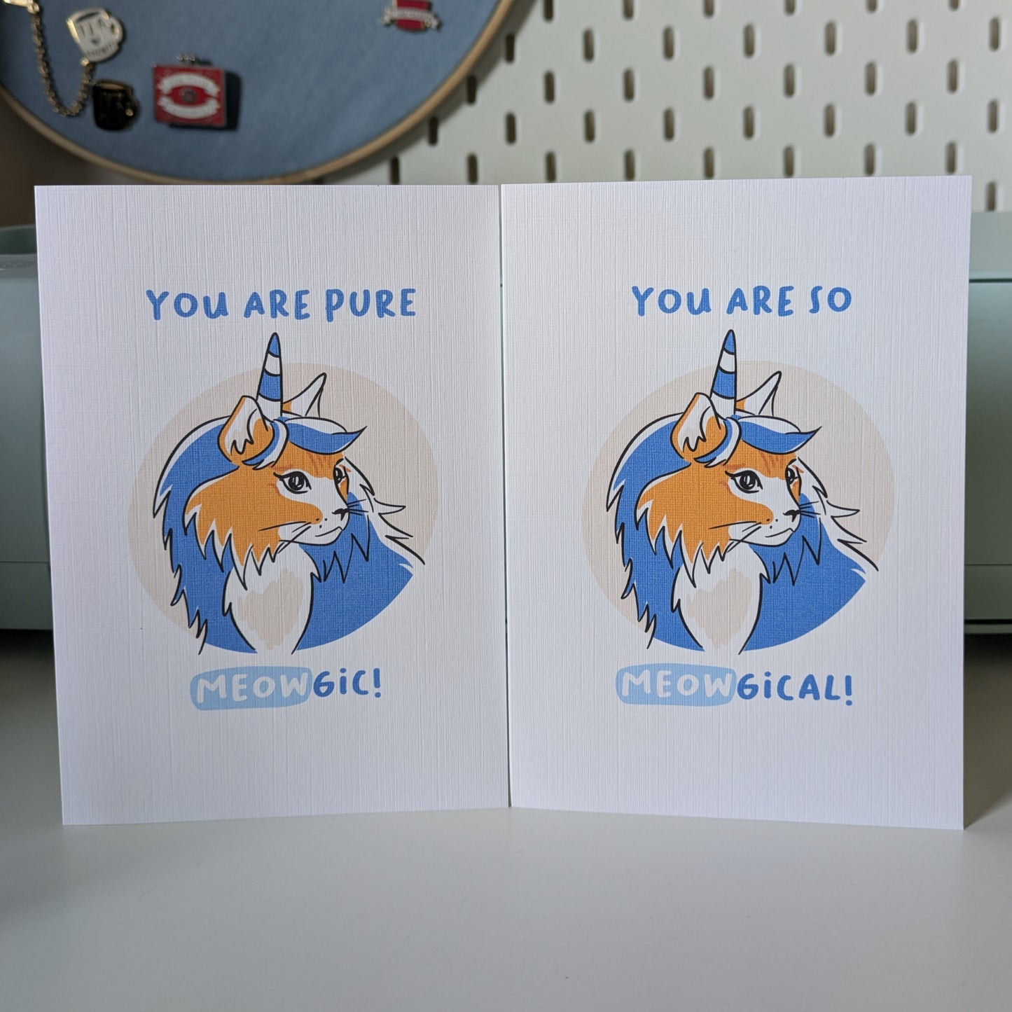 Meowgical Greeting Card 1