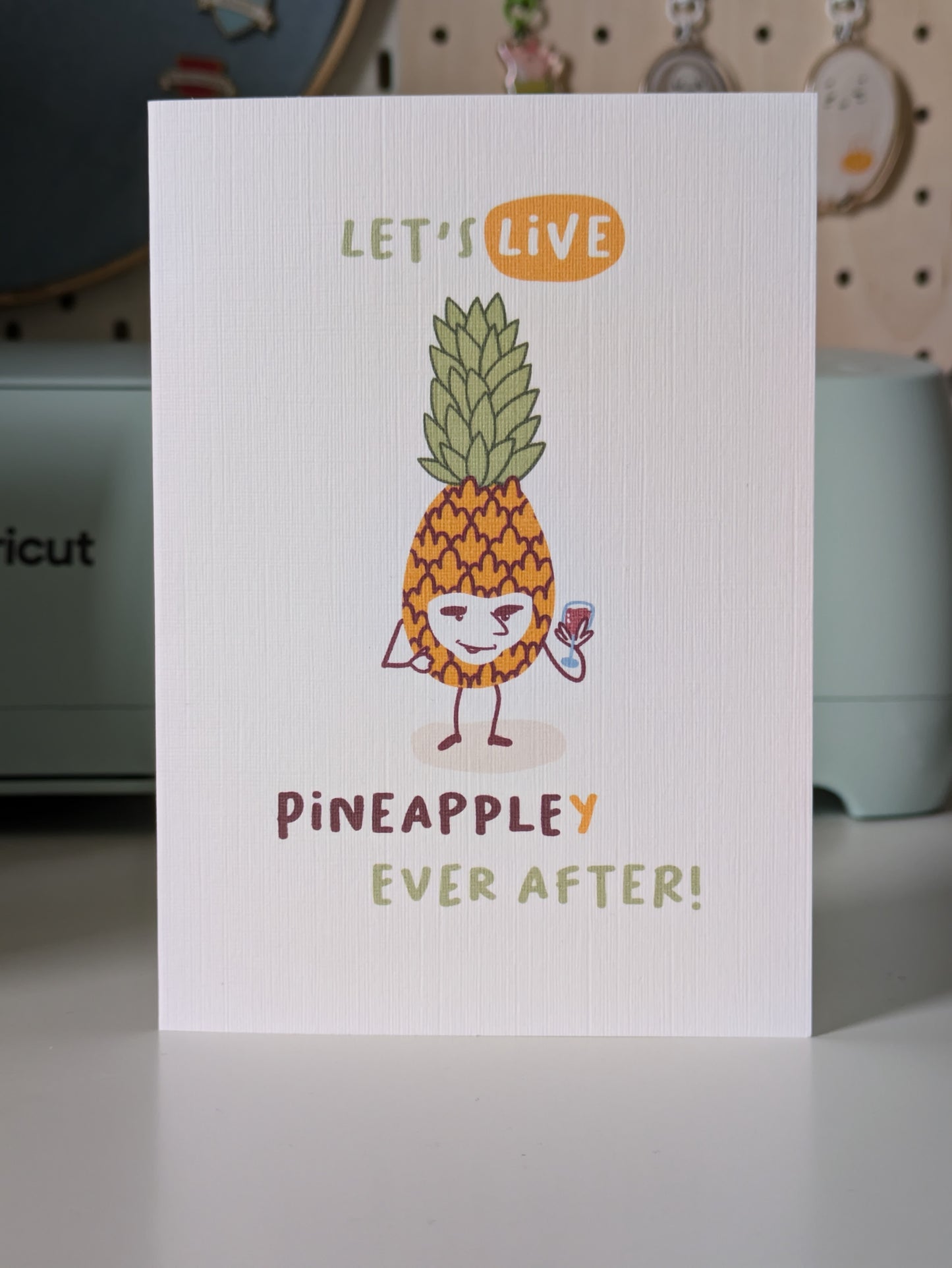 Pineapple Greeting Card 2