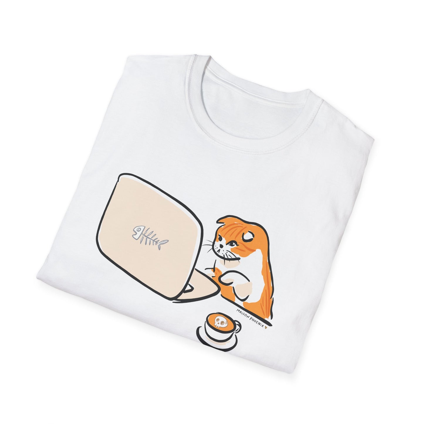 Purr Boss Kitty T-Shirt - White 2