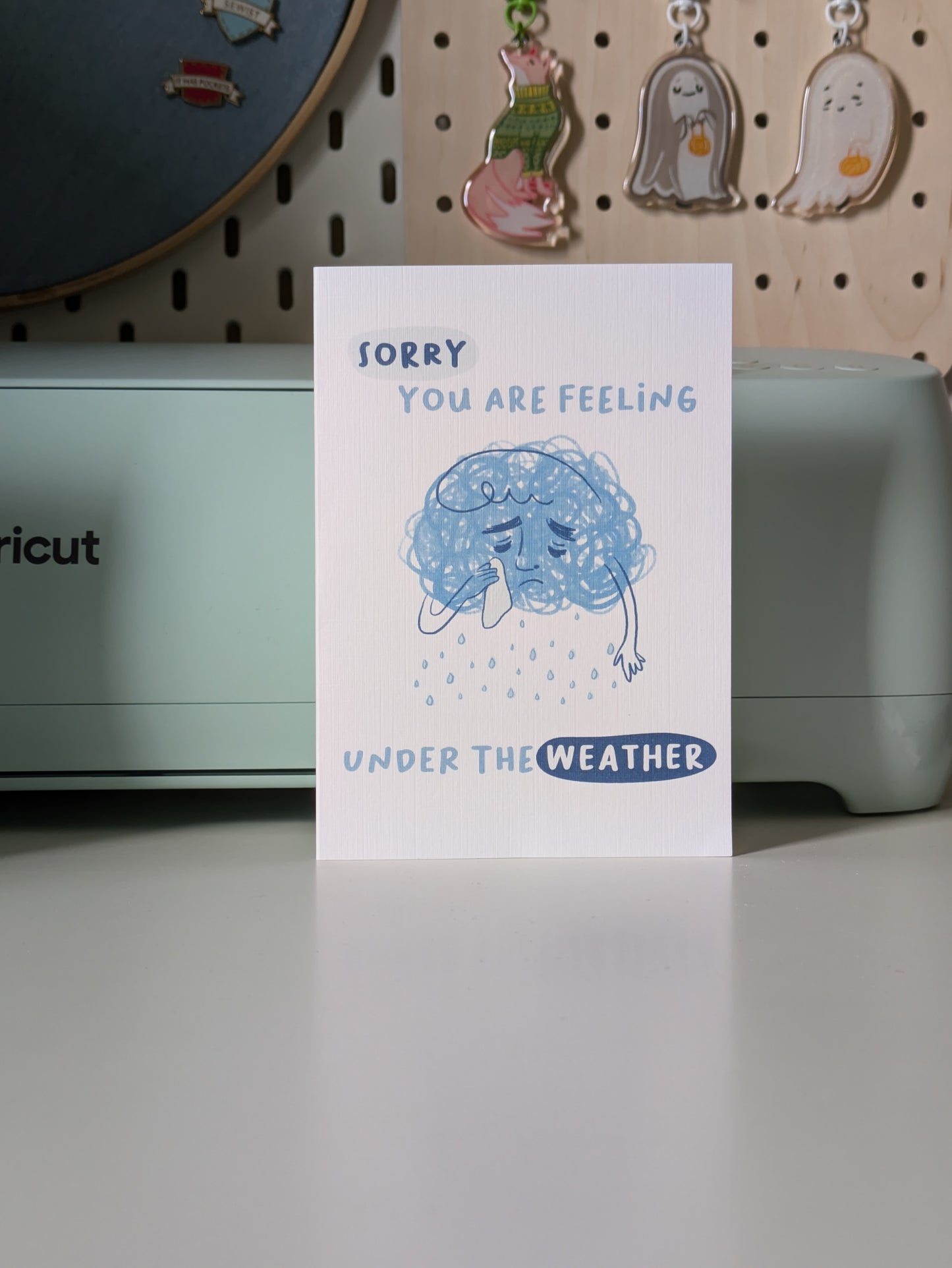 Rain Greeting Card 1