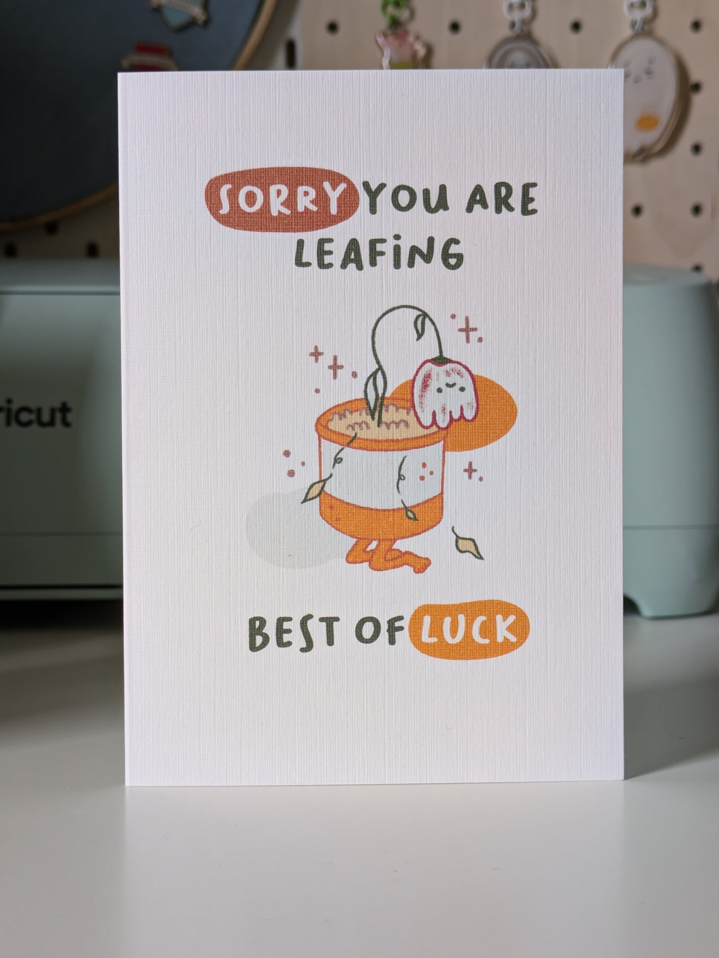 Sad Plant Greeting Card 2