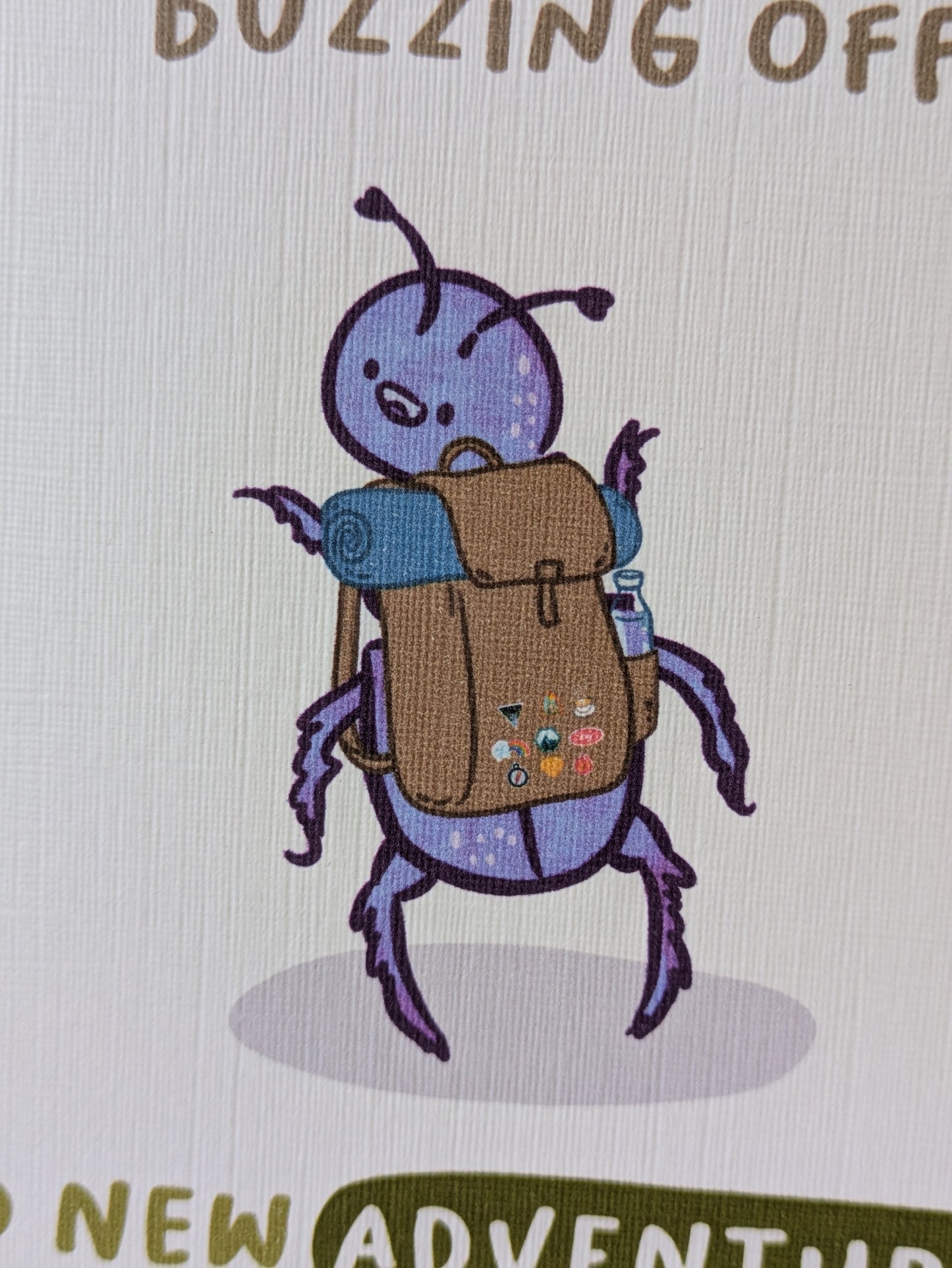 Travel Bug Greeting Card