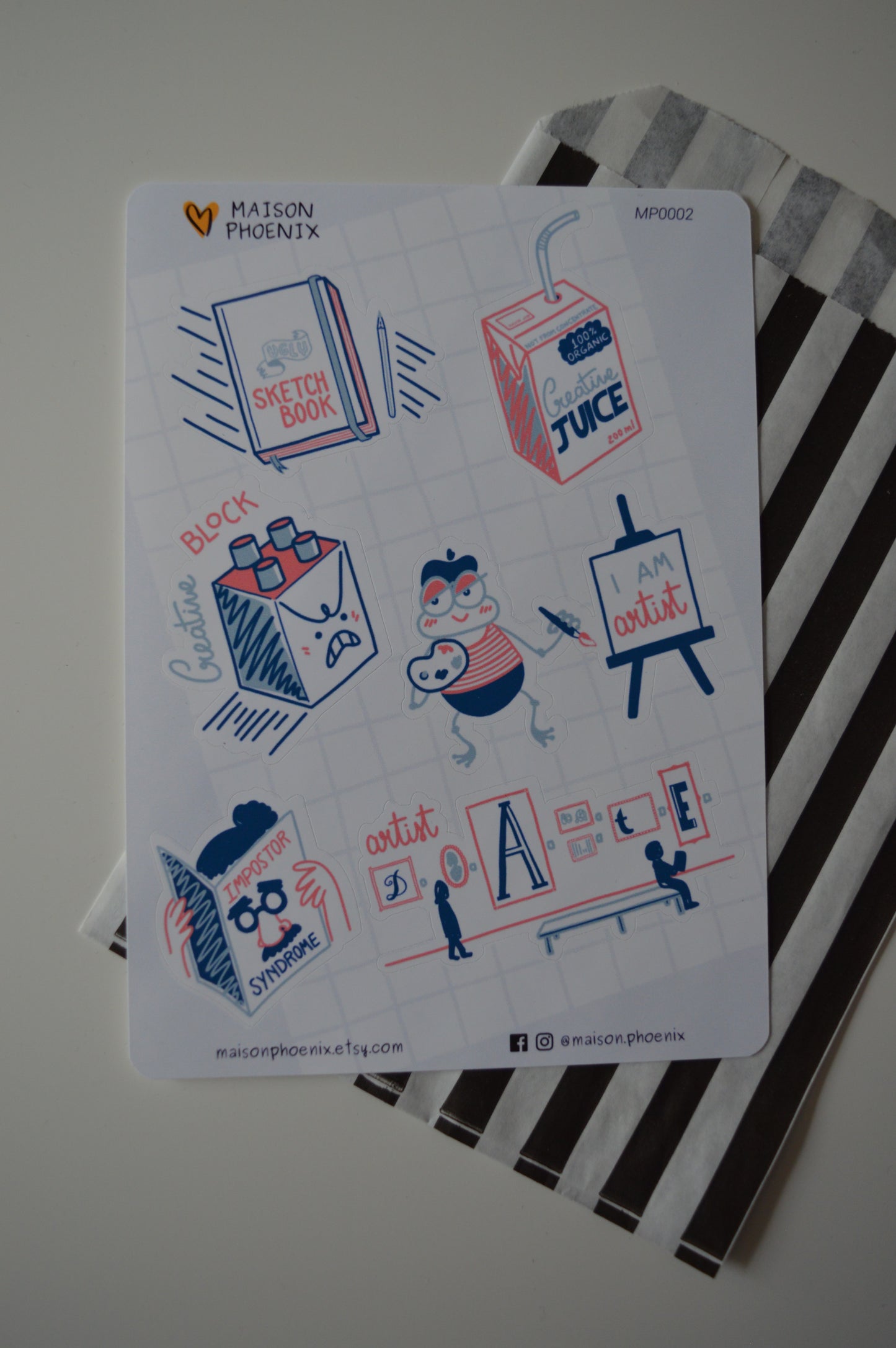 Creative / Artist Sticker Sheet 6