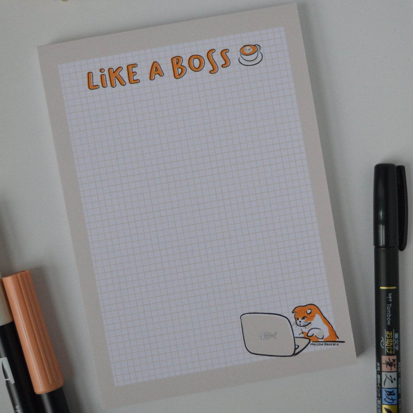 Boss Kitty Notepad 3