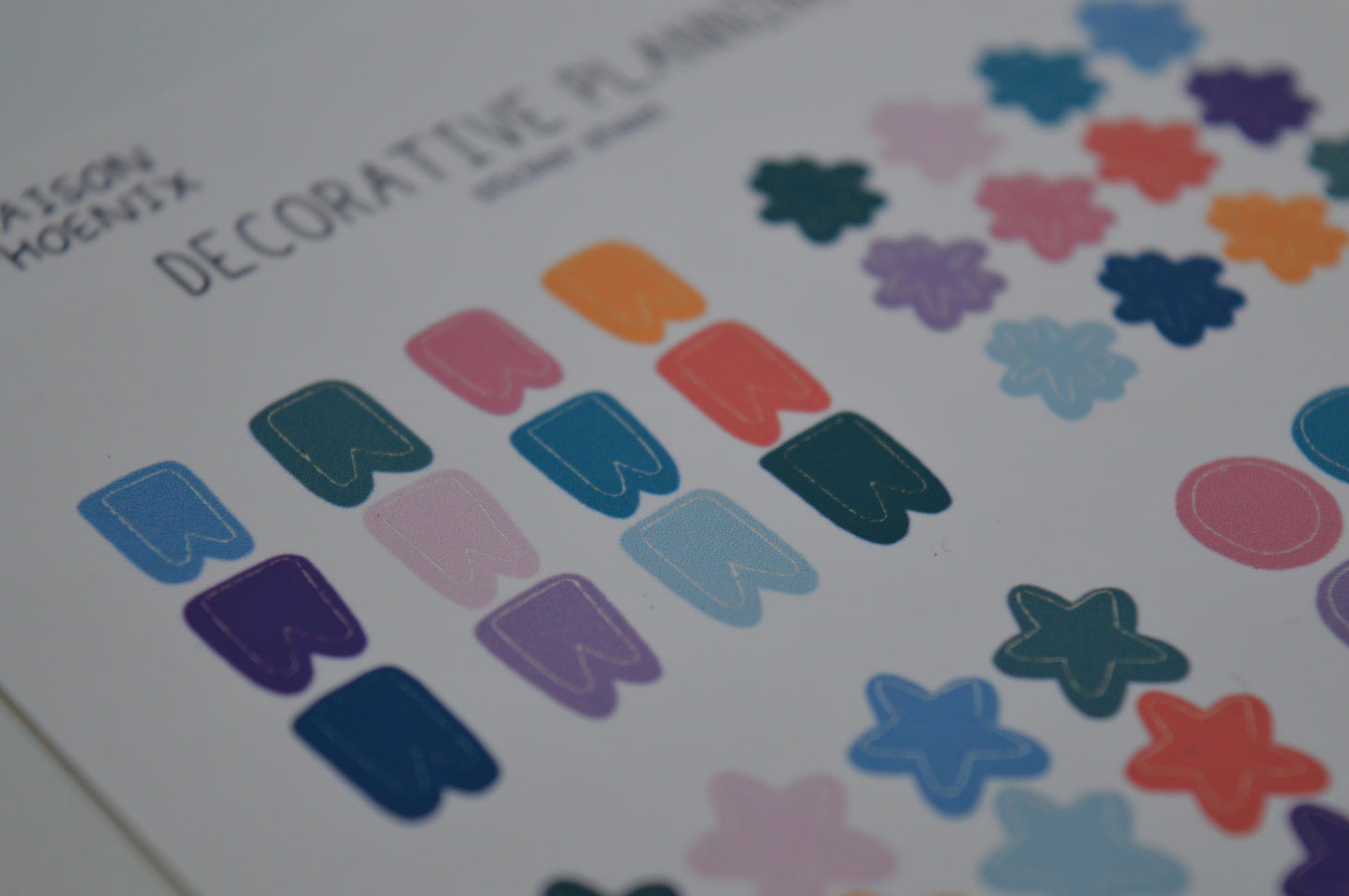 Functional Sticker Sheet 4