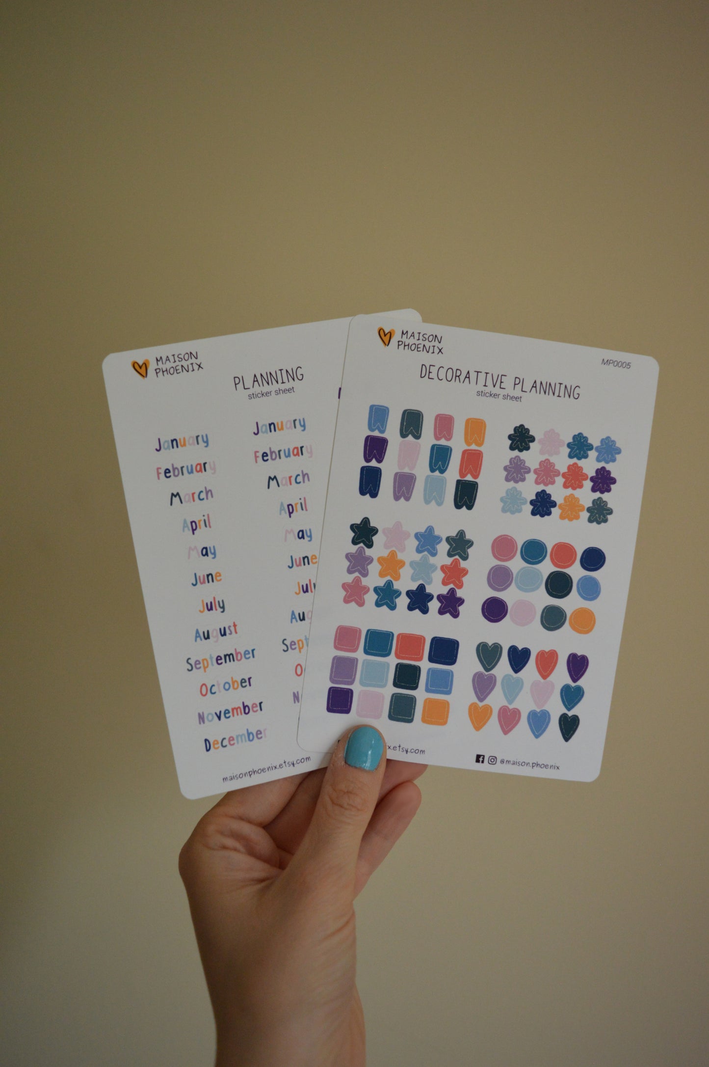 Functional Sticker Sheets 1