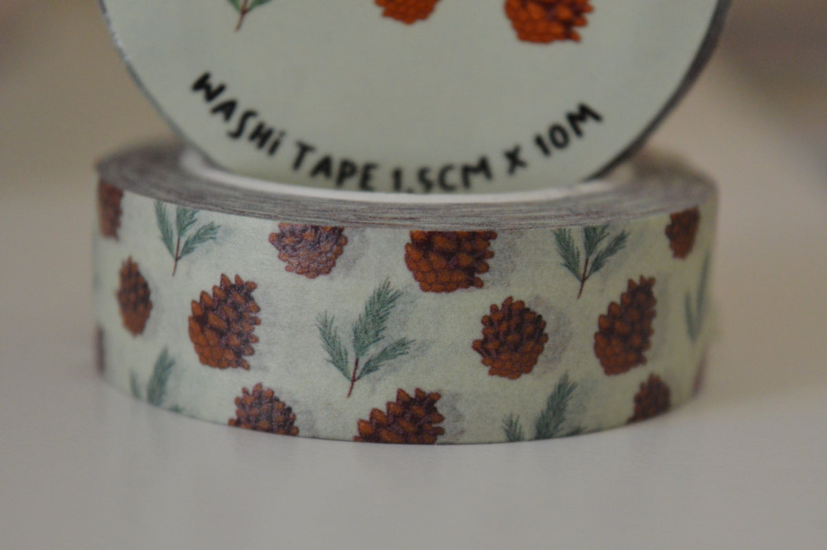 Festive Greenery Washi Tape 2