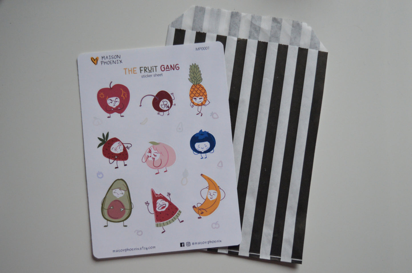 Fruit Gang Sticker Sheet 3