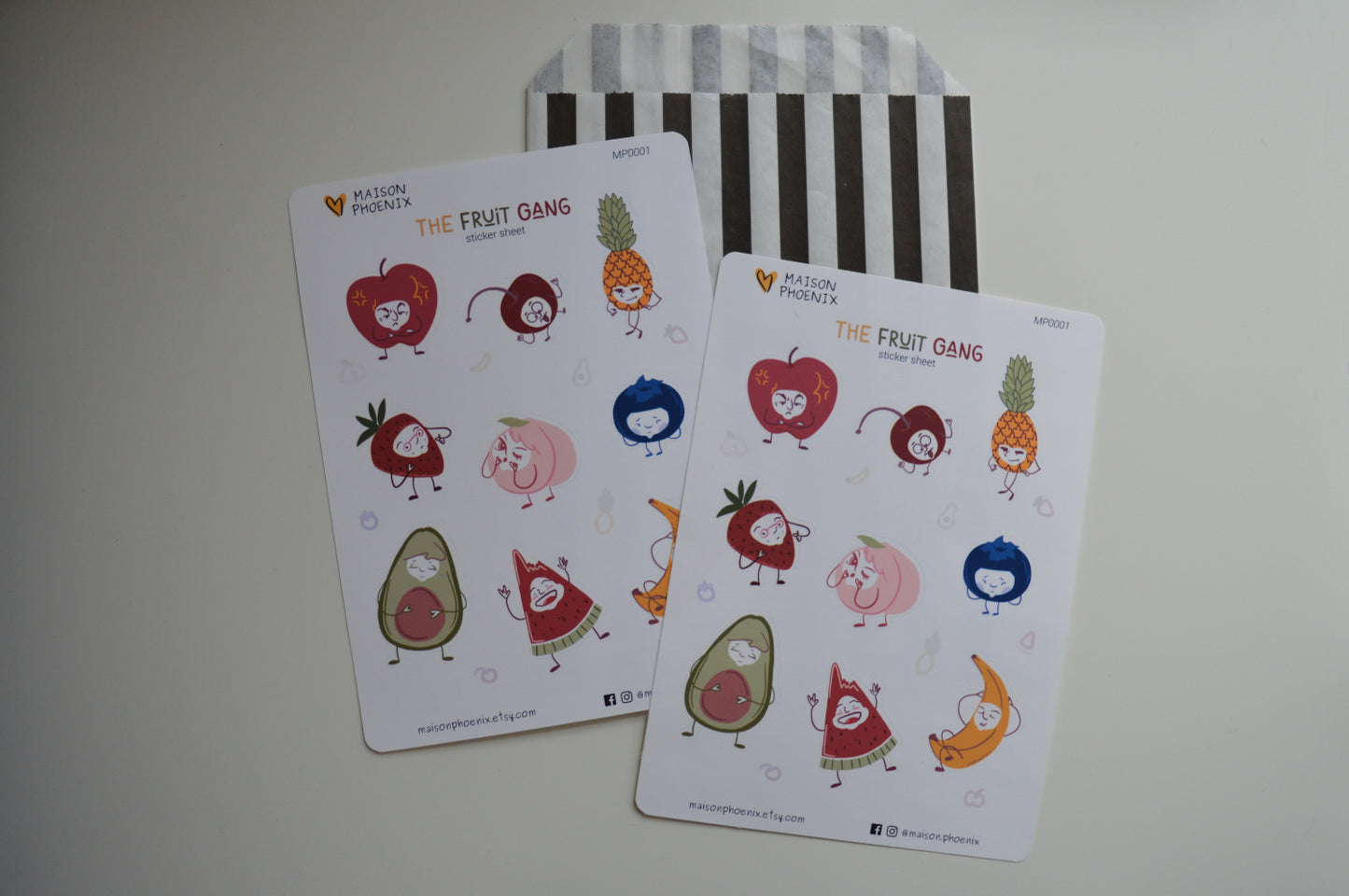 Fruit Gang Sticker Sheet 10