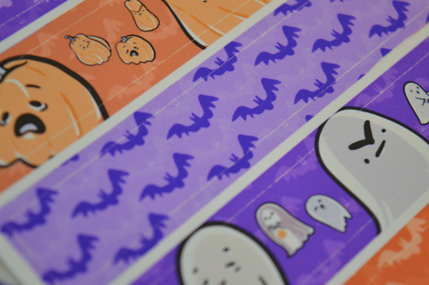 Halloween Spooky Washi Tape Style Stickers 6