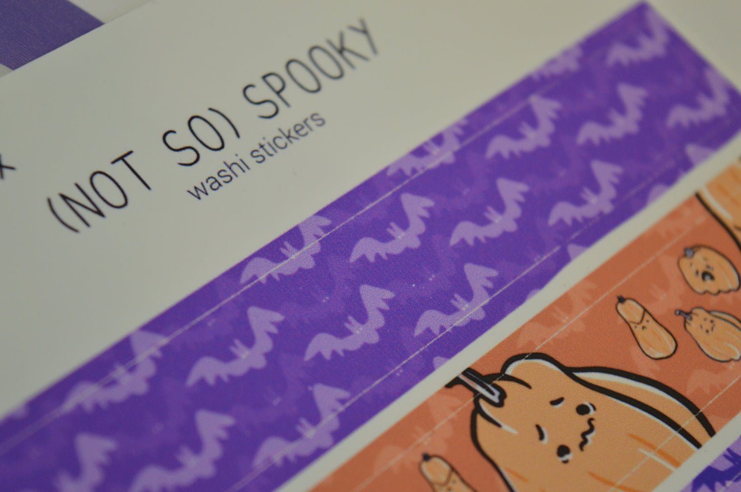 Halloween Spooky Washi Tape Style Stickers 4