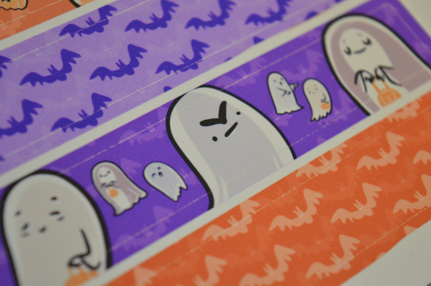 Halloween Spooky Washi Tape Style Stickers 7