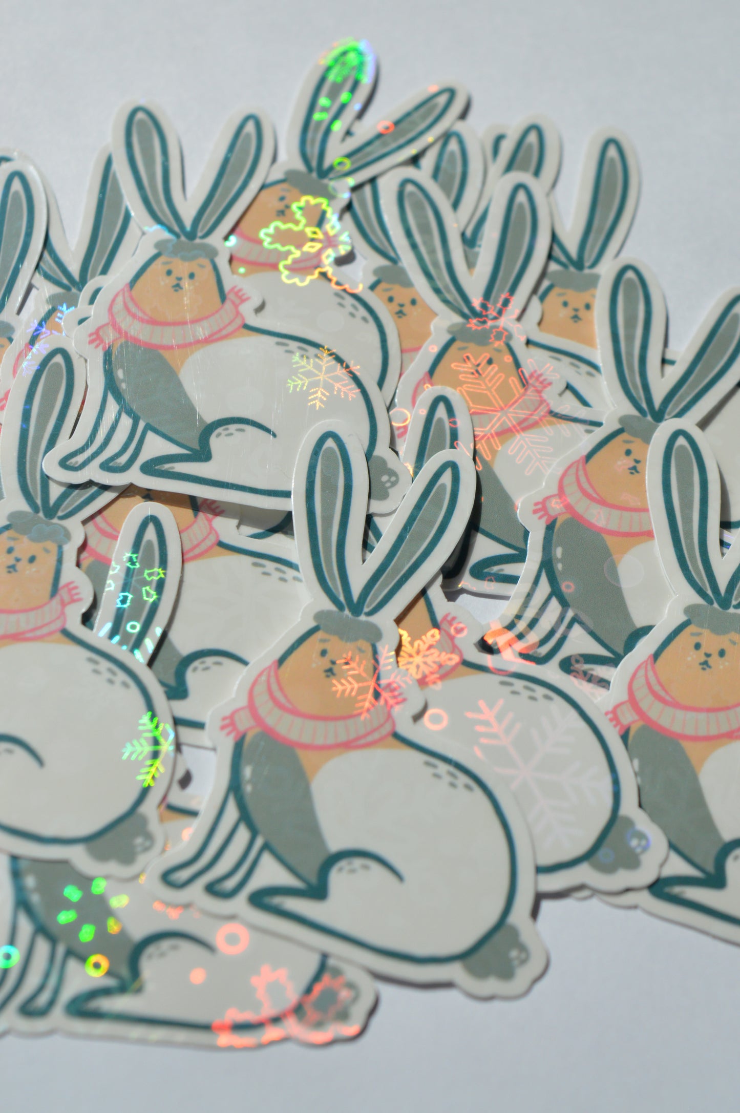 Holographic Hare Sticker 5