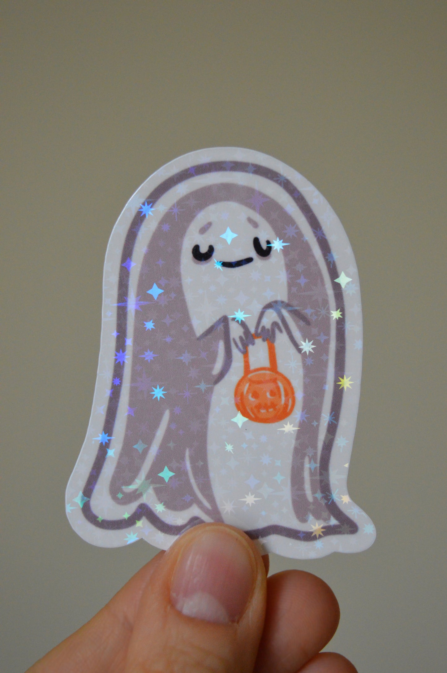 Holographic Ghost Sticker (Ghostie) 2