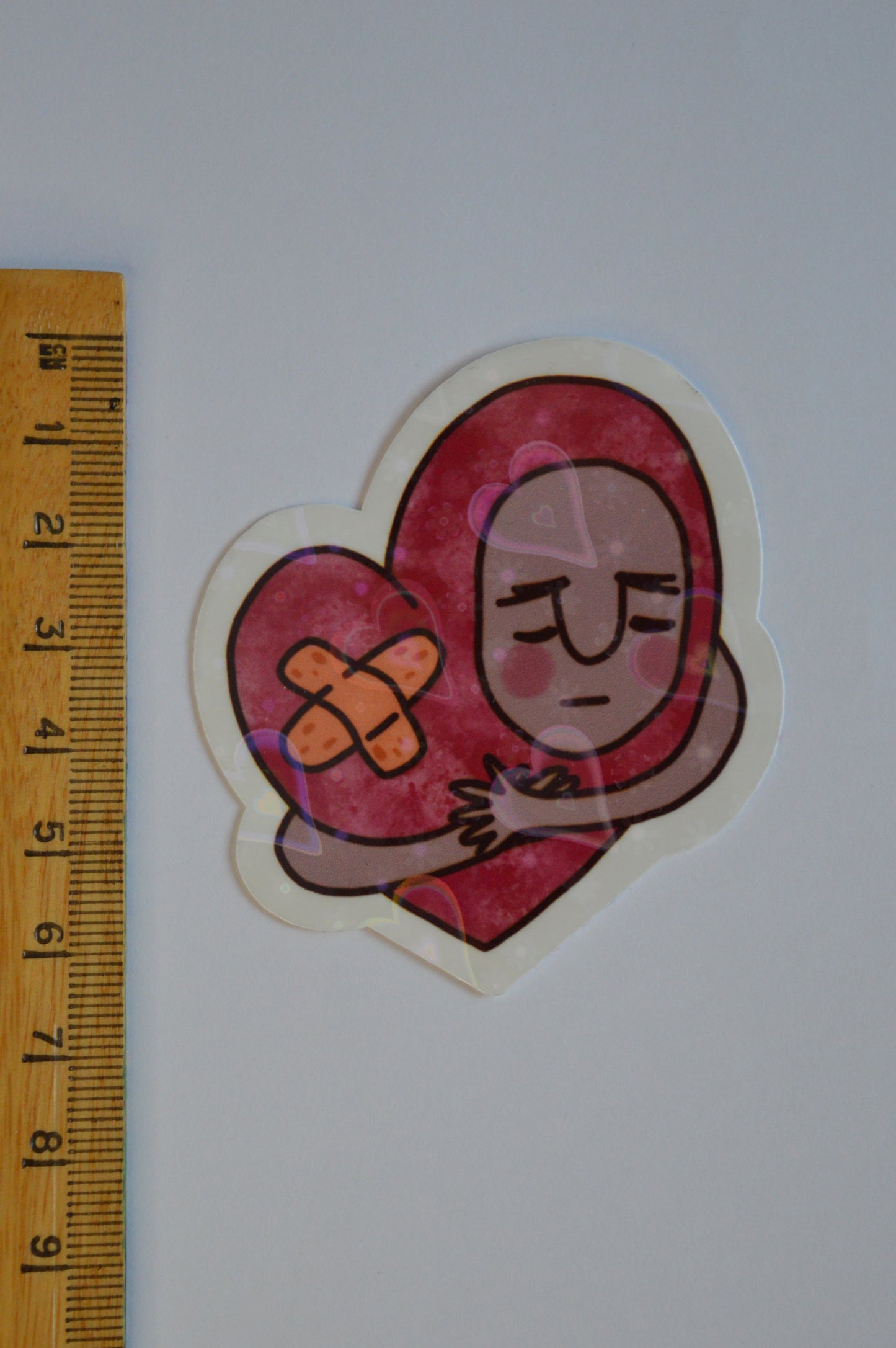 Holographic Heart Sticker 4