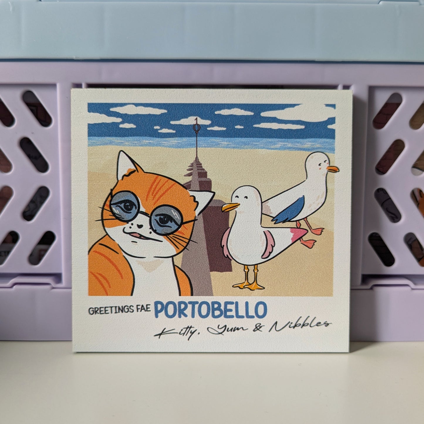 Portobello (Yum & Nibbles) Wooden Magnet 2