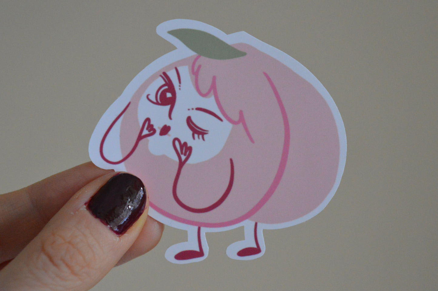 Peach Sticker 2