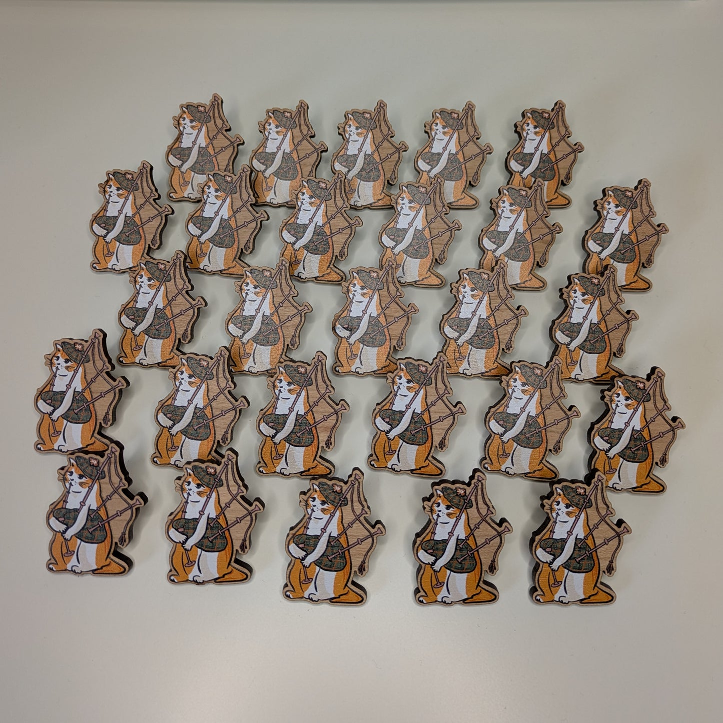 Piper Kitty Wooden Pin 3
