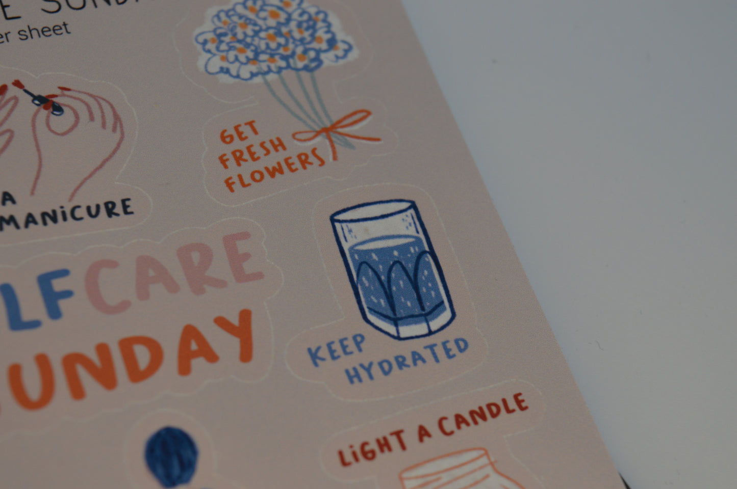 Self Care Sunday Sticker Sheet 9