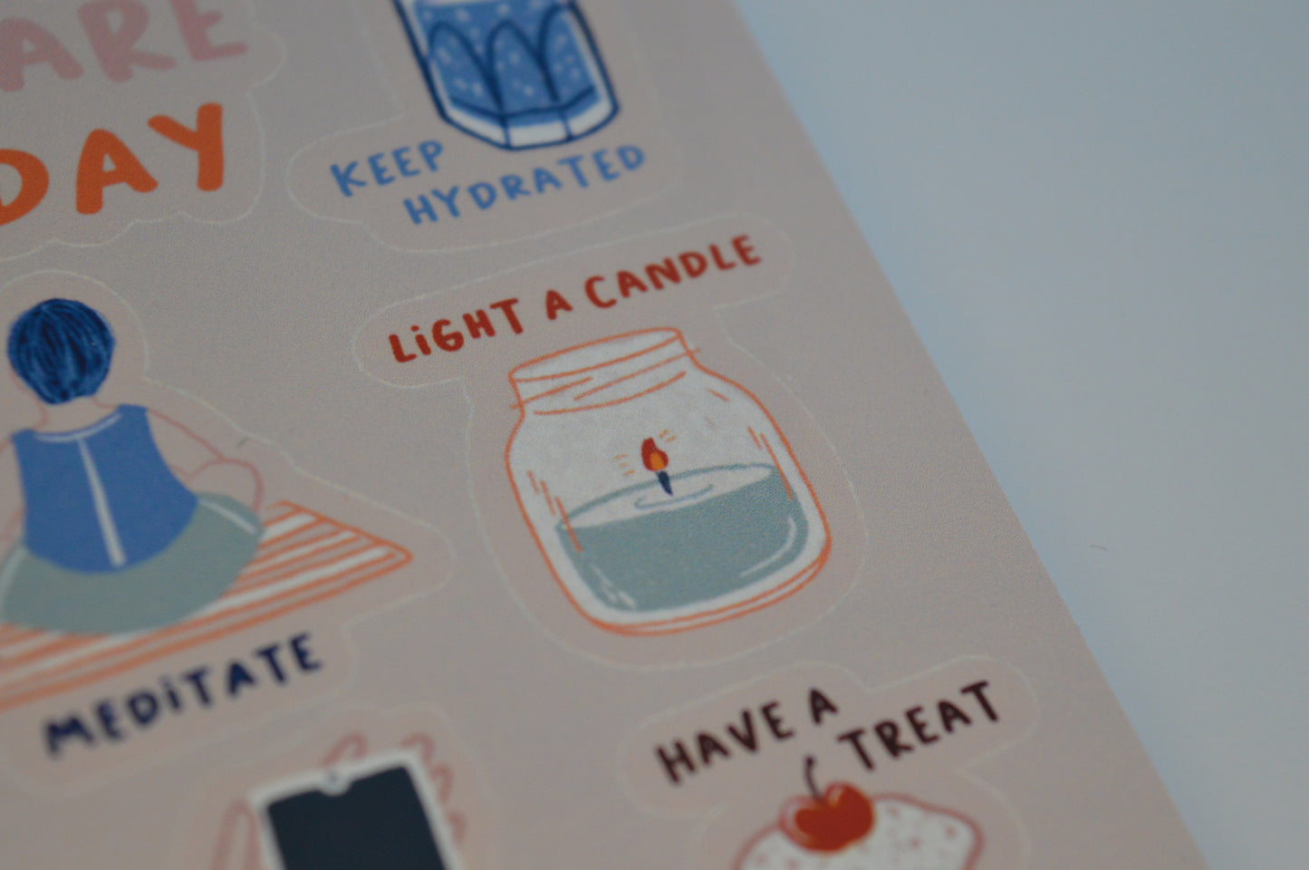 Self Care Sunday Sticker Sheet 11