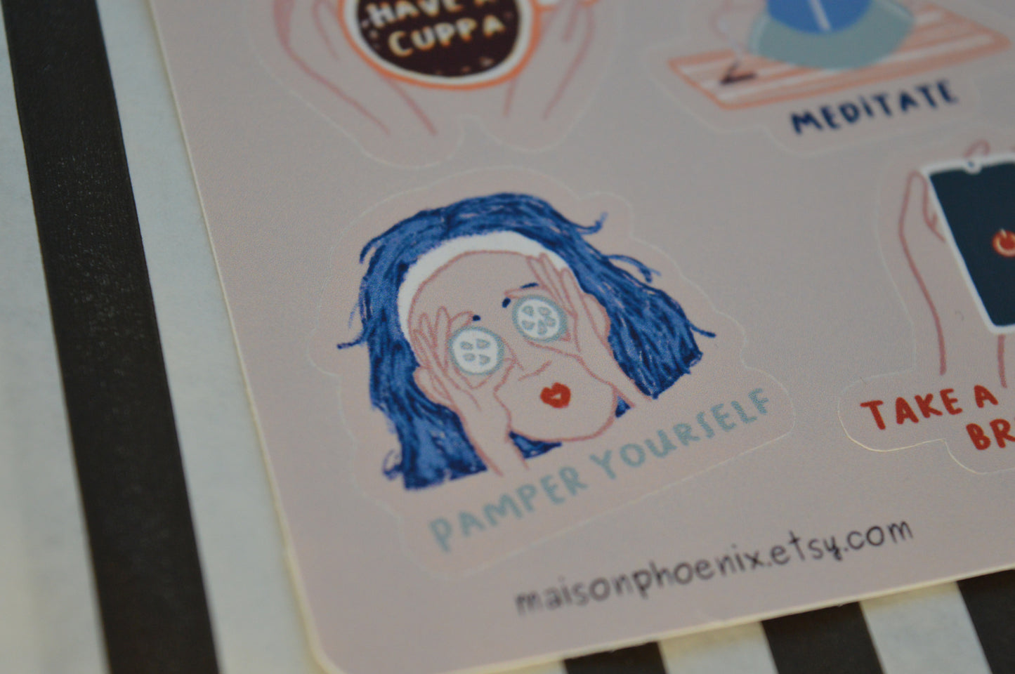 Self Care Sunday Sticker Sheet 12