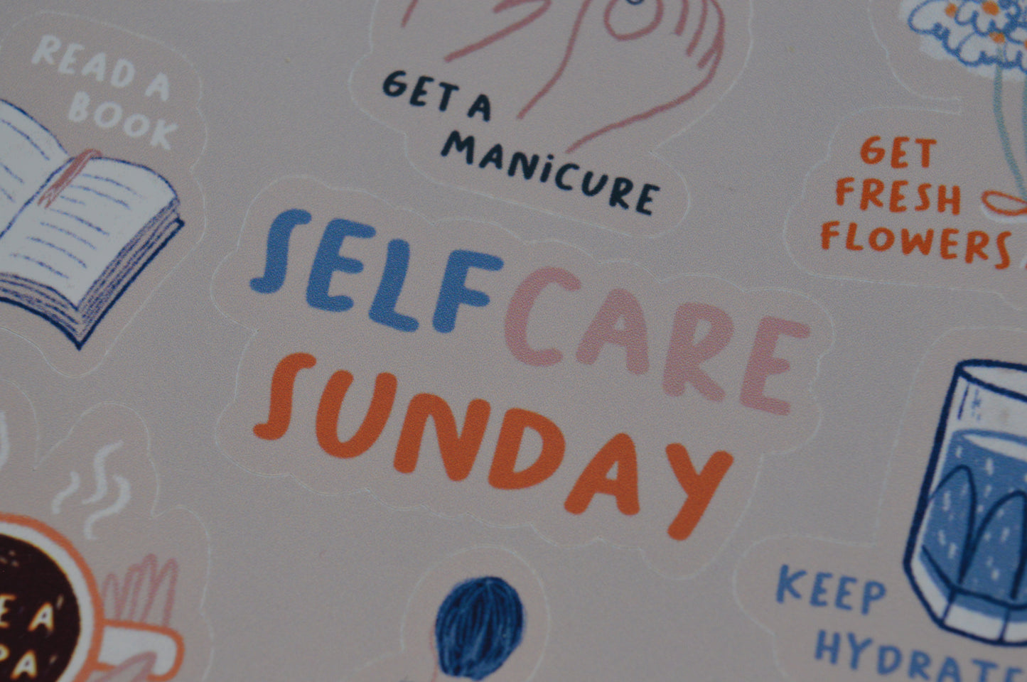 Self Care Sunday Sticker Sheet 8