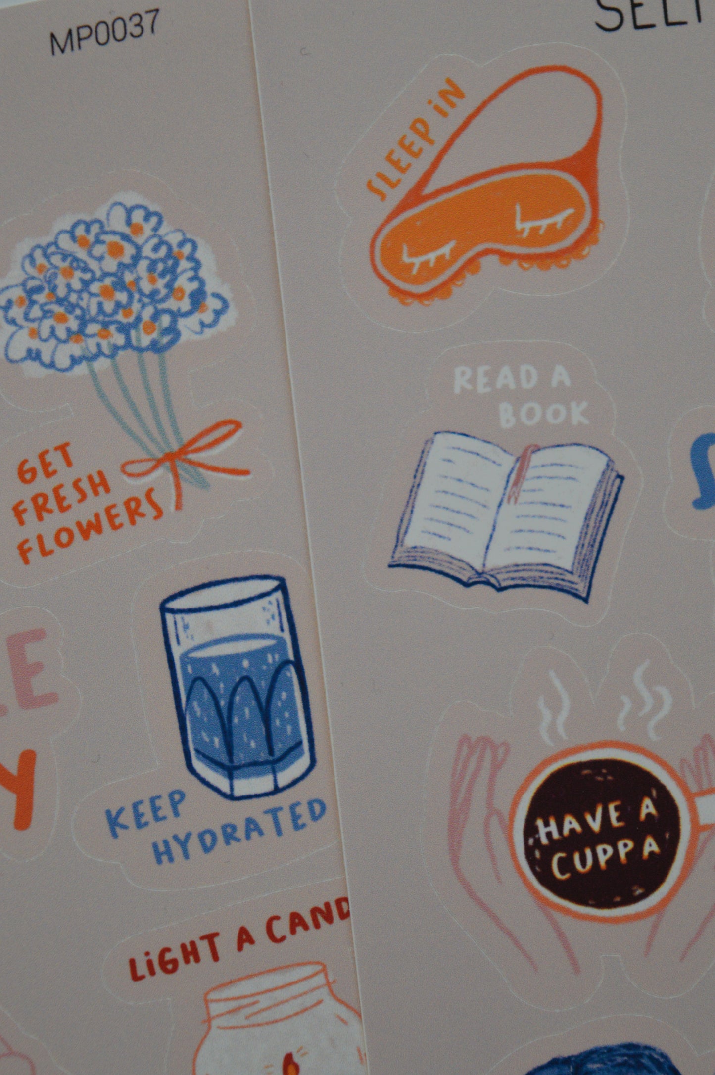 Self Care Sunday Sticker Sheet 15