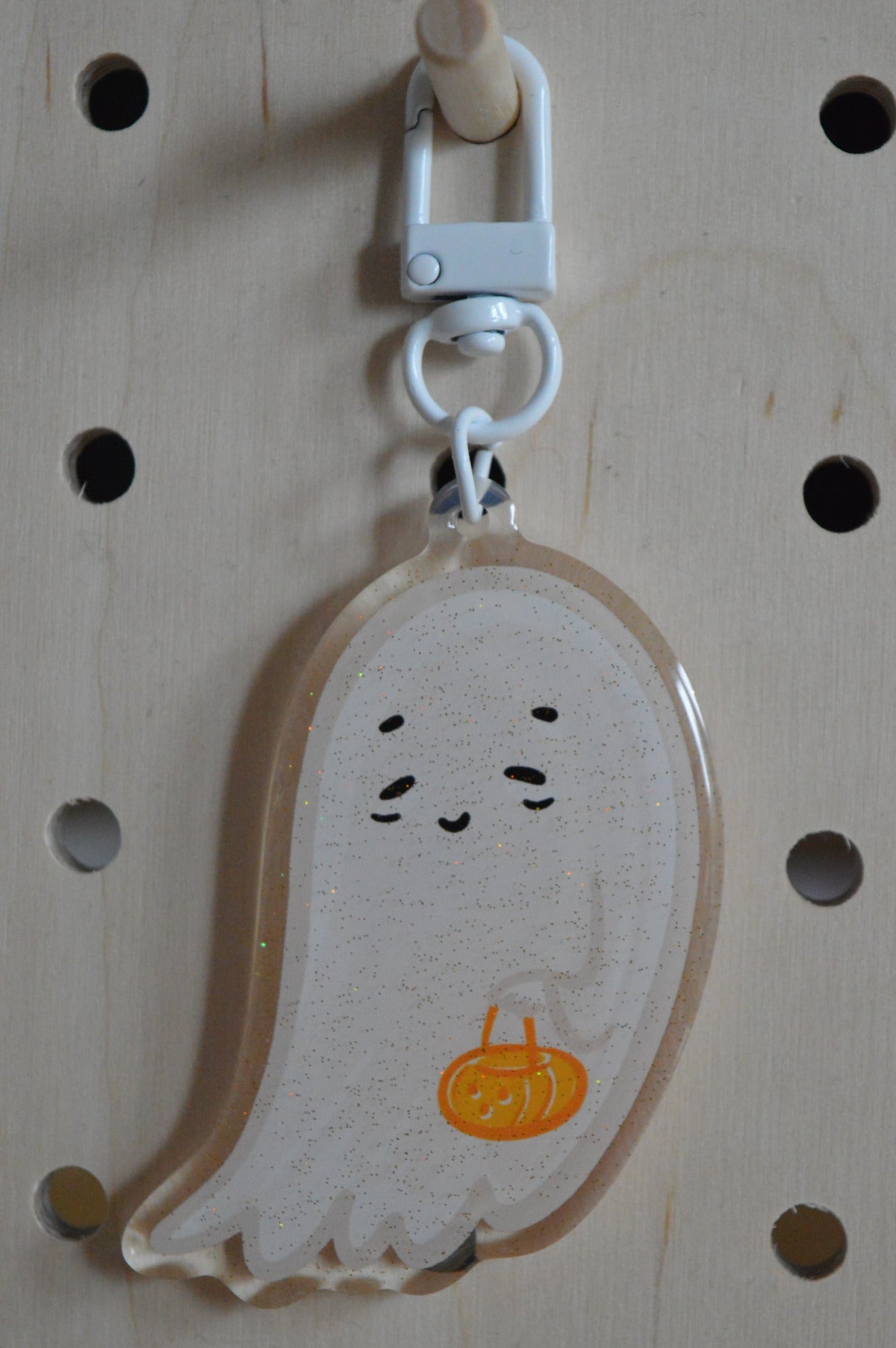 Spooky Glitter Keyring