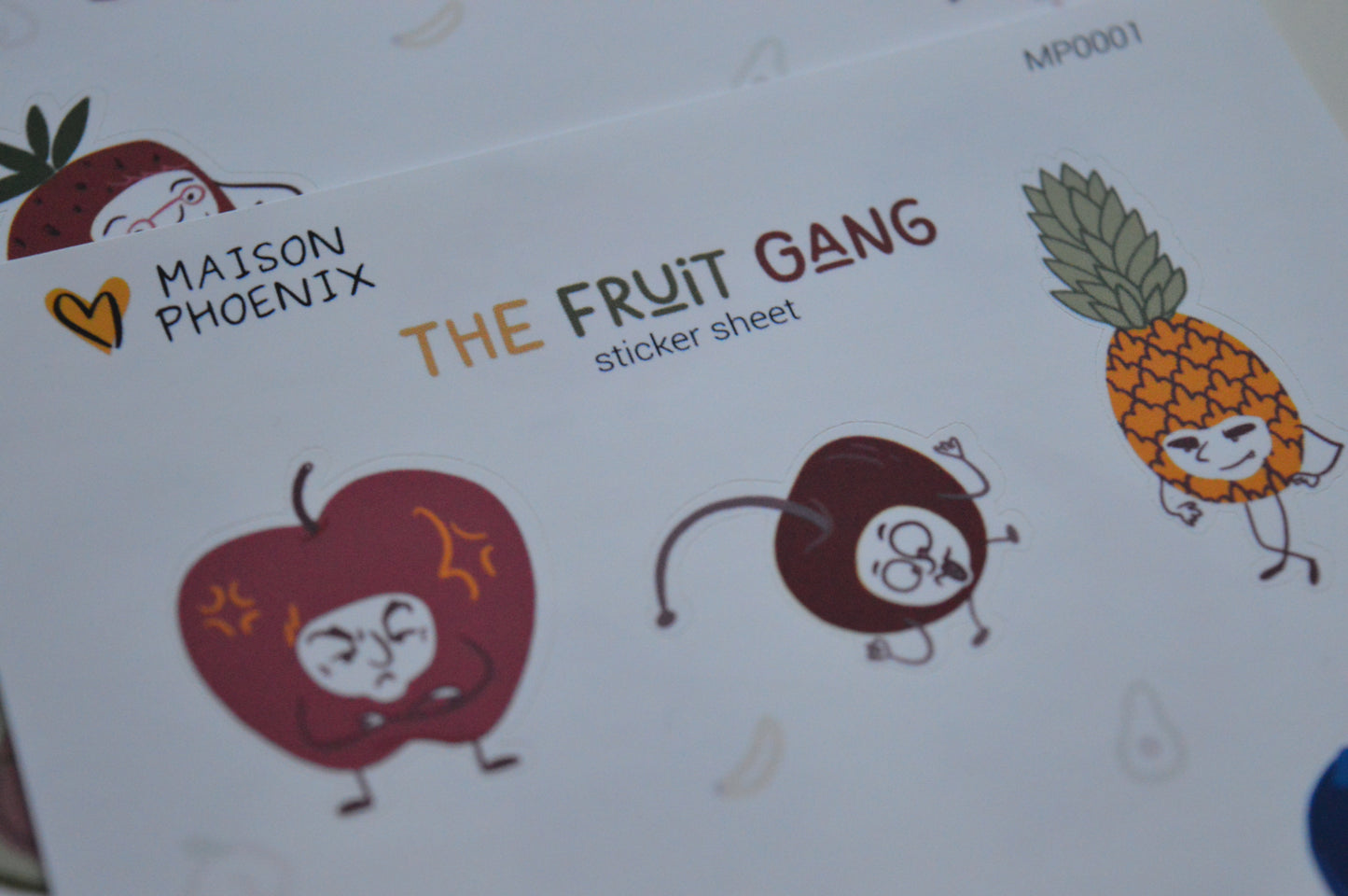 Fruit Gang Sticker Sheet 4