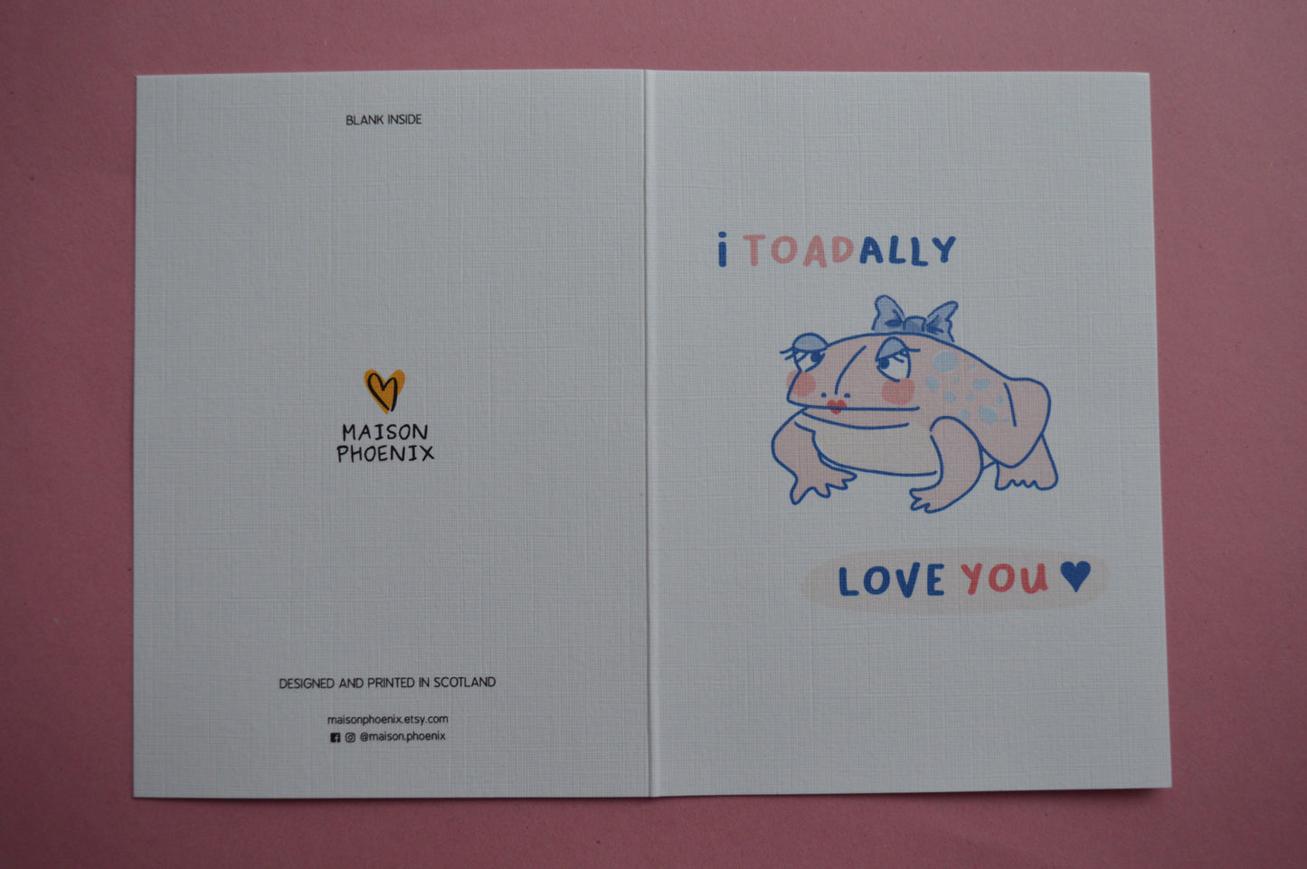 Toad Greeting Card 3