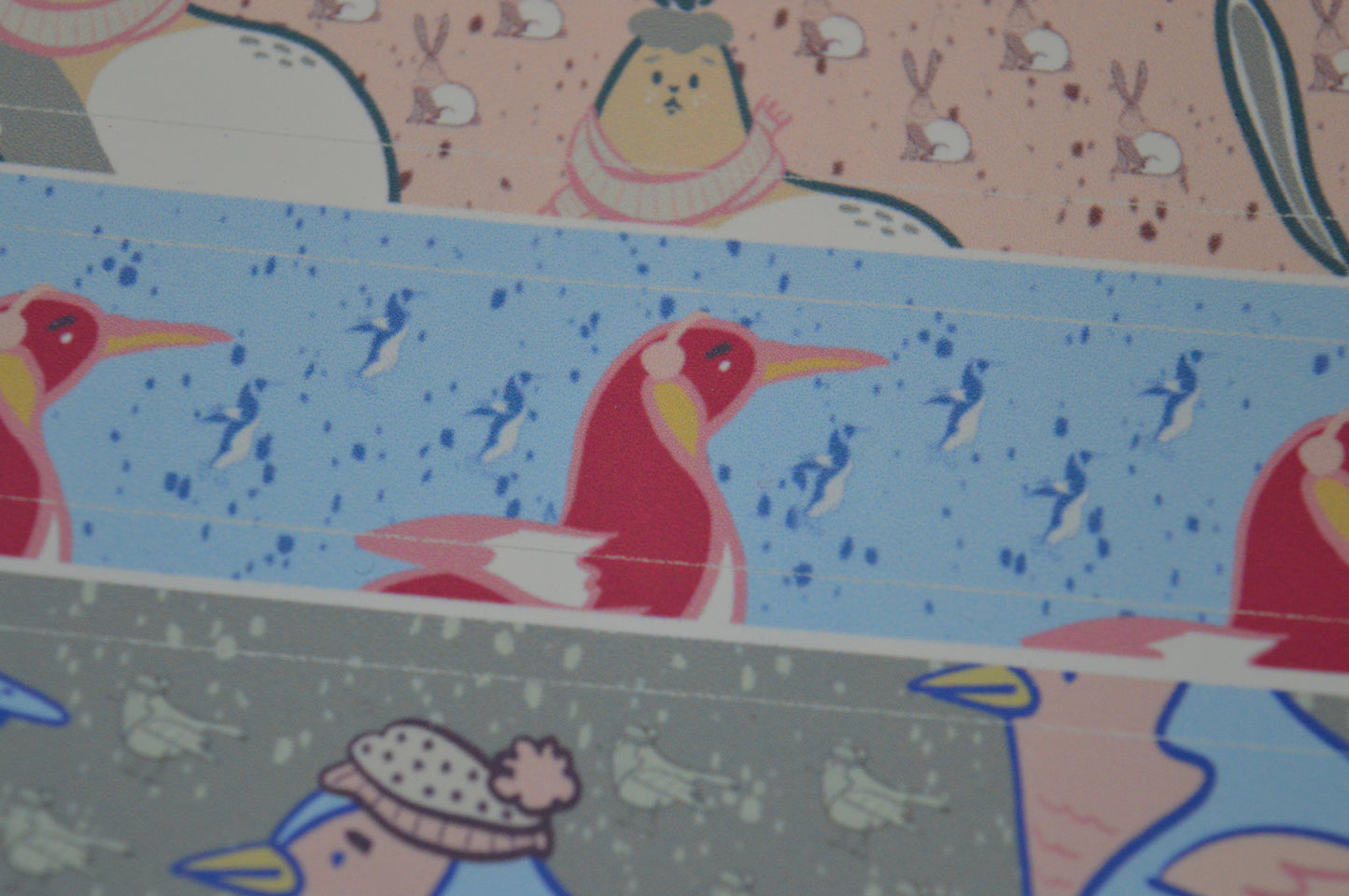 Winter Friends Washi Tape Style Stickers 5