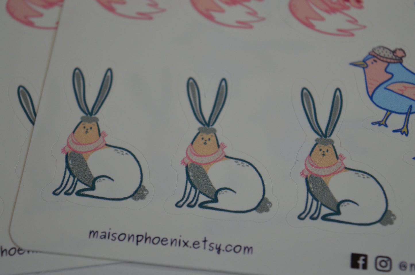 Winter Friends Sticker Sheet 3