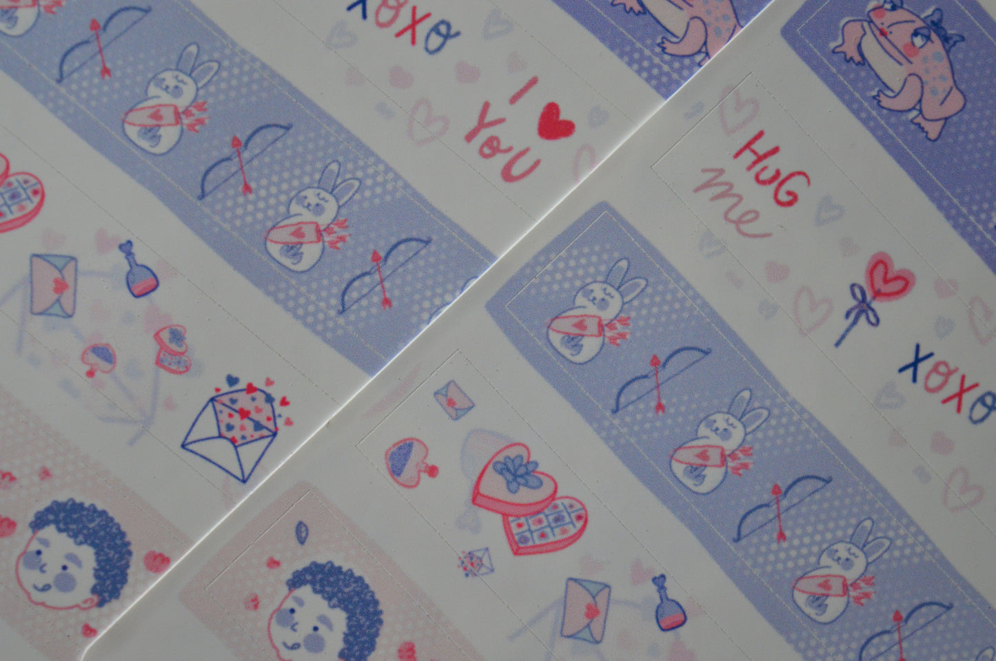 Valentine Washi Style Sticker Sheet 10
