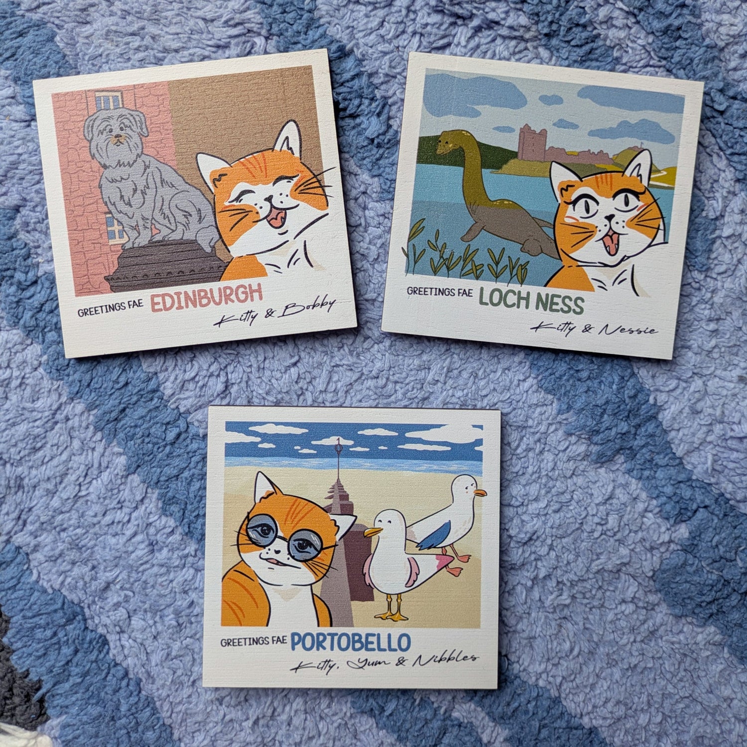 Maison Phoenix - Wooden Magnets