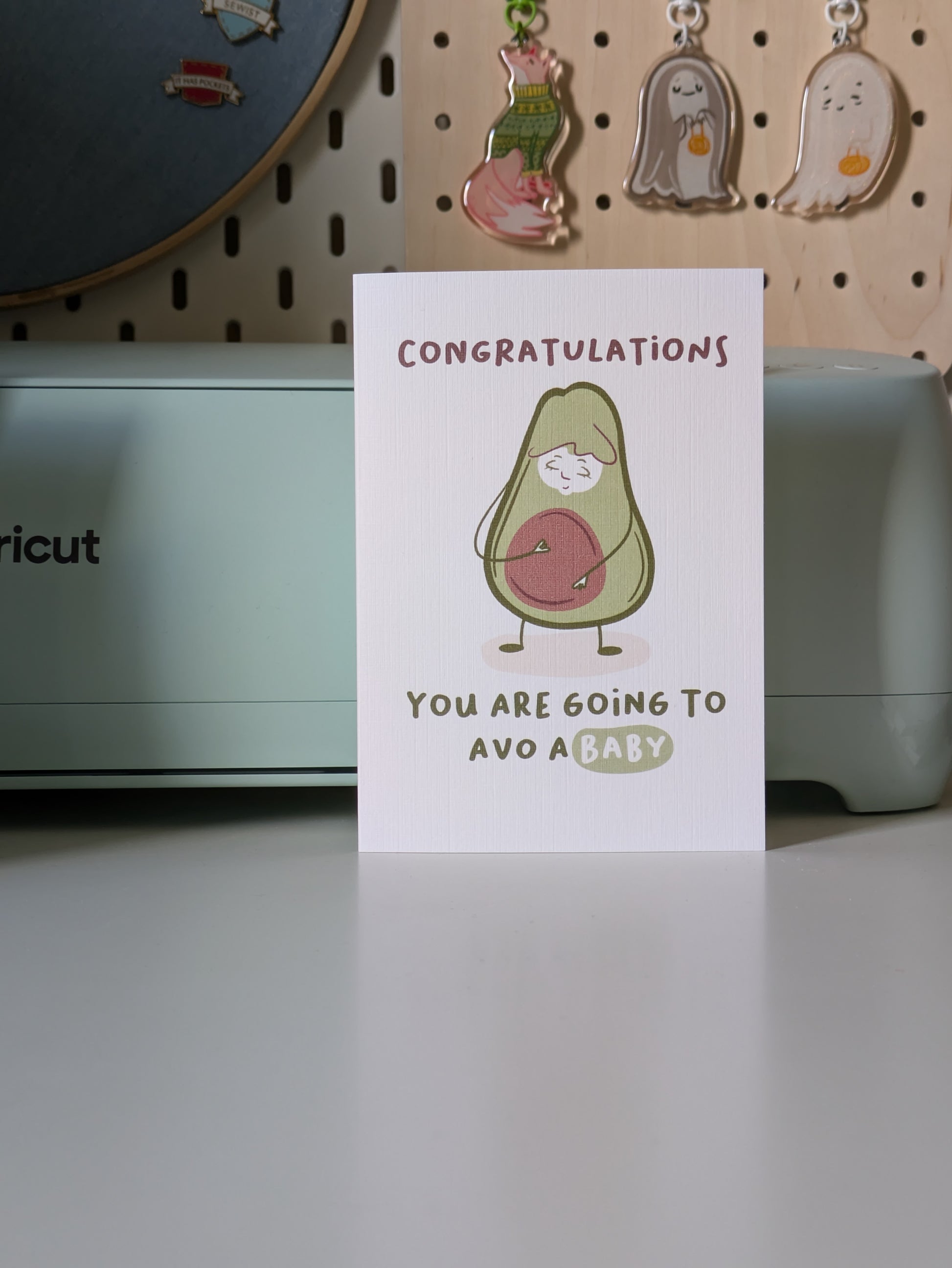 Avocado Greeting Card 1