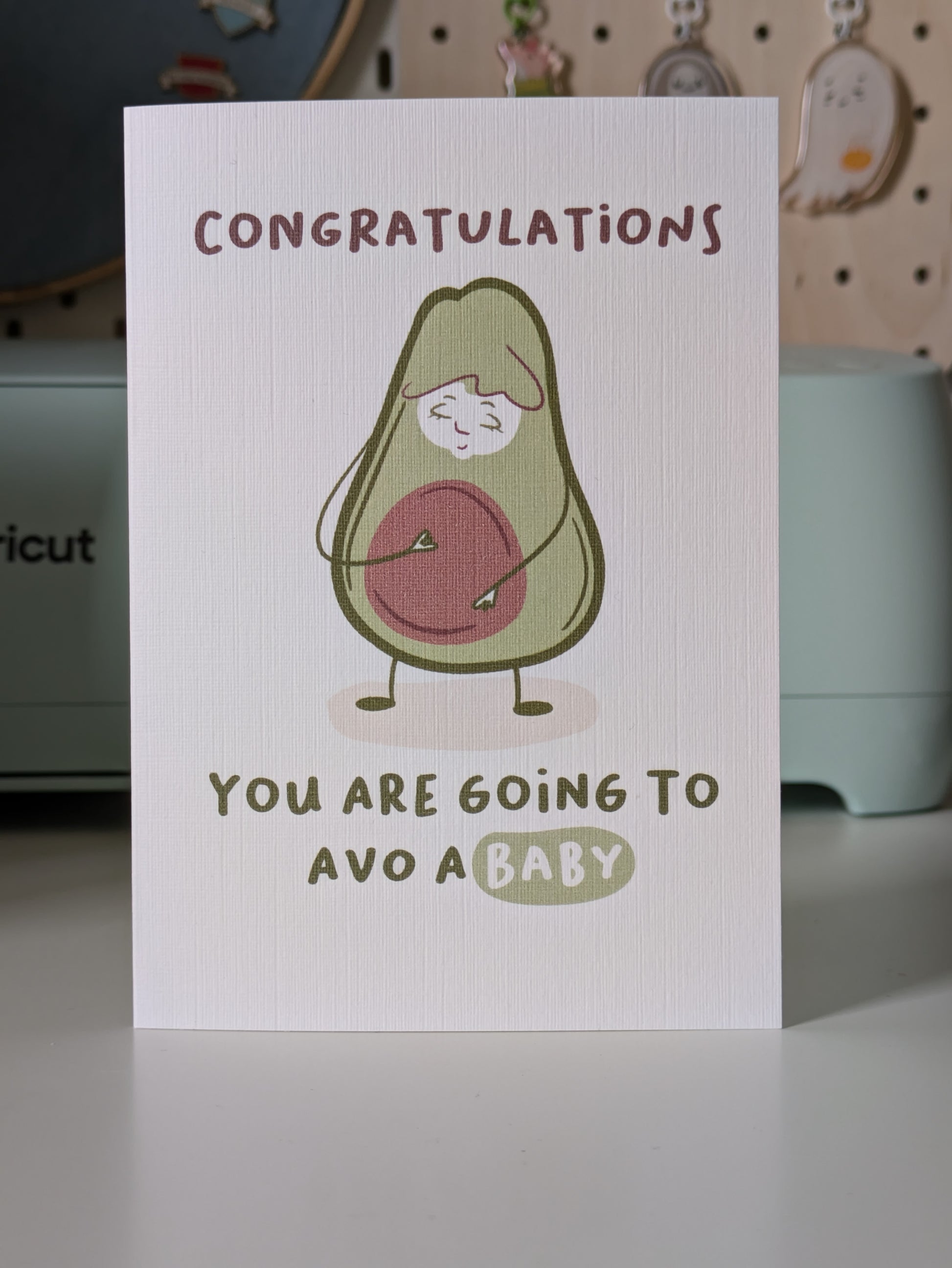 Avocado Greeting Card 2