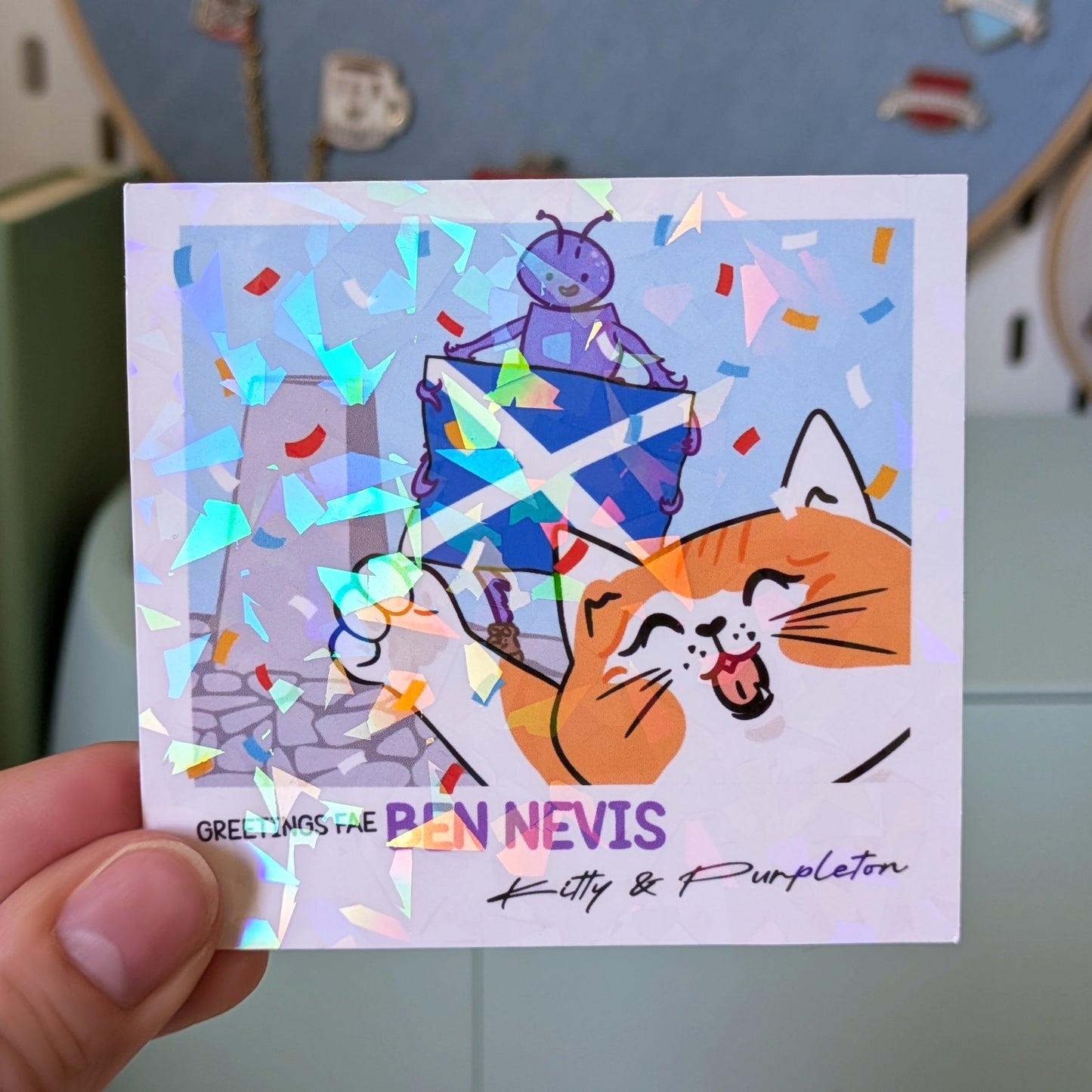 Ben Nevis Holographic Sticker 1