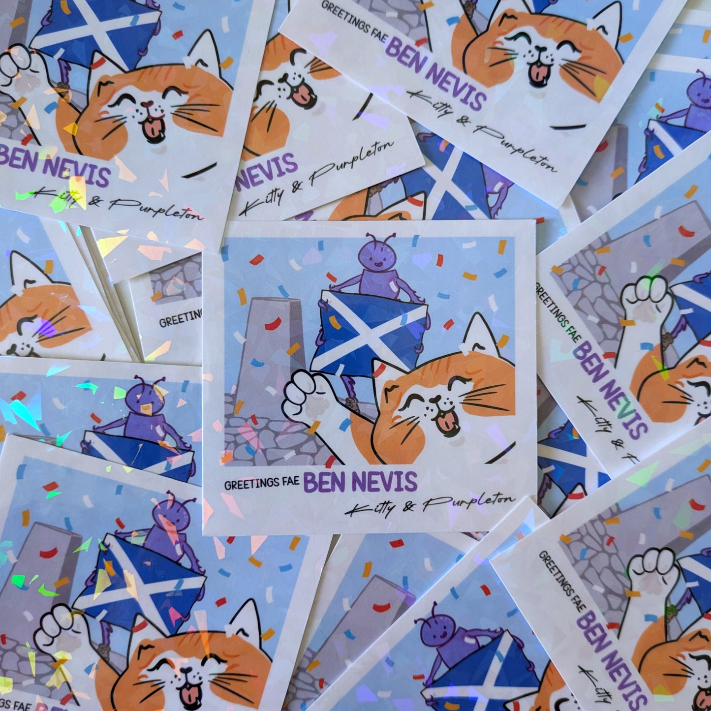 Ben Nevis Holographic Sticker 10