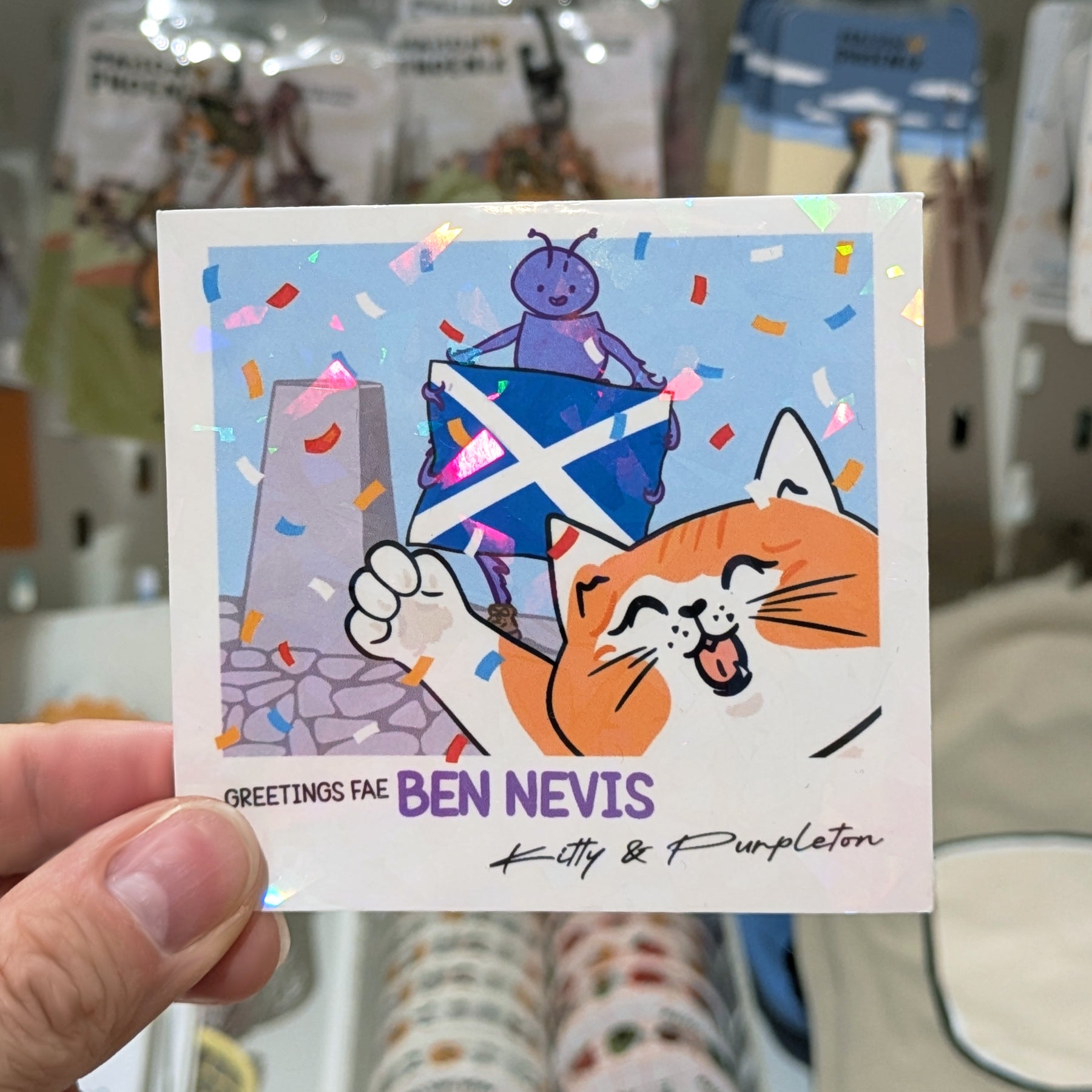 Ben Nevis Holographic Sticker 2