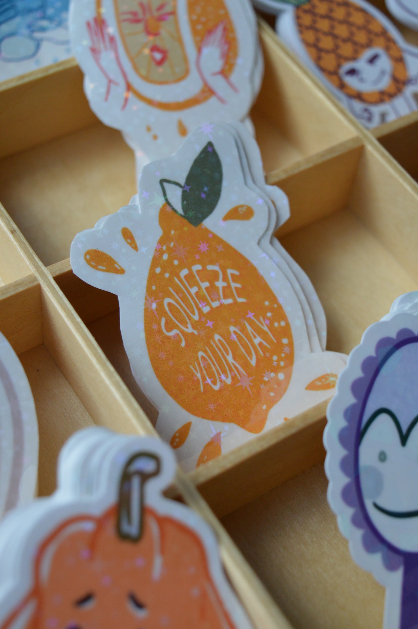 Holographic Lemon Sticker (Lemon Drop)