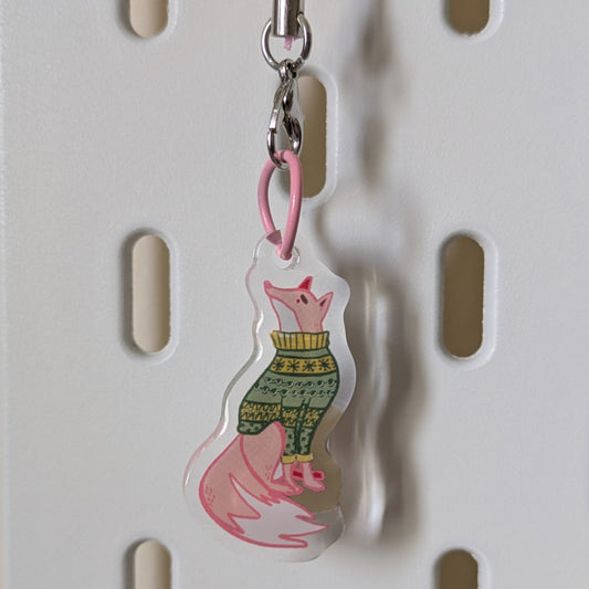 Fox Acrylic Charm 1