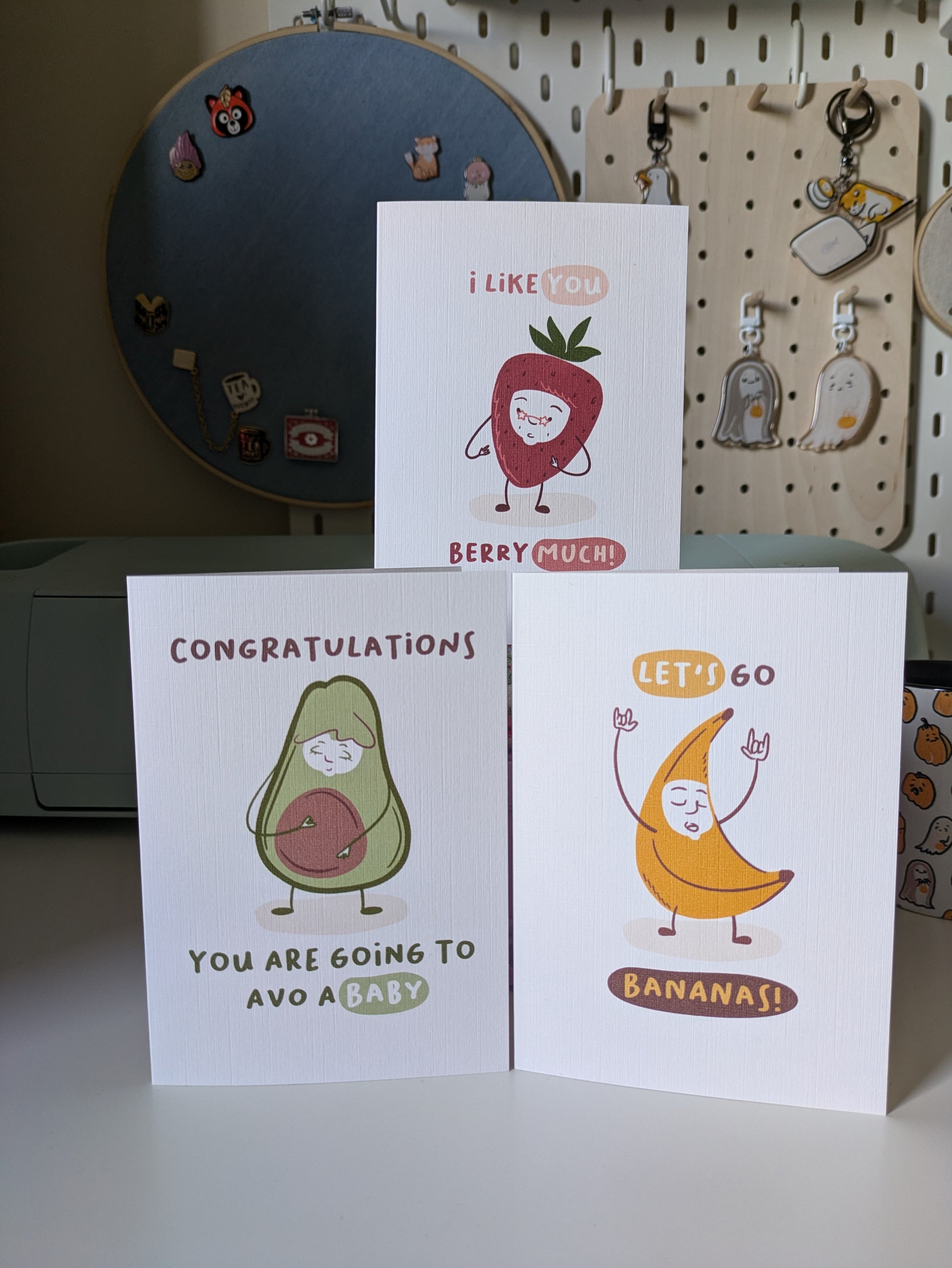 Fruit Gang Greeting Cards 4