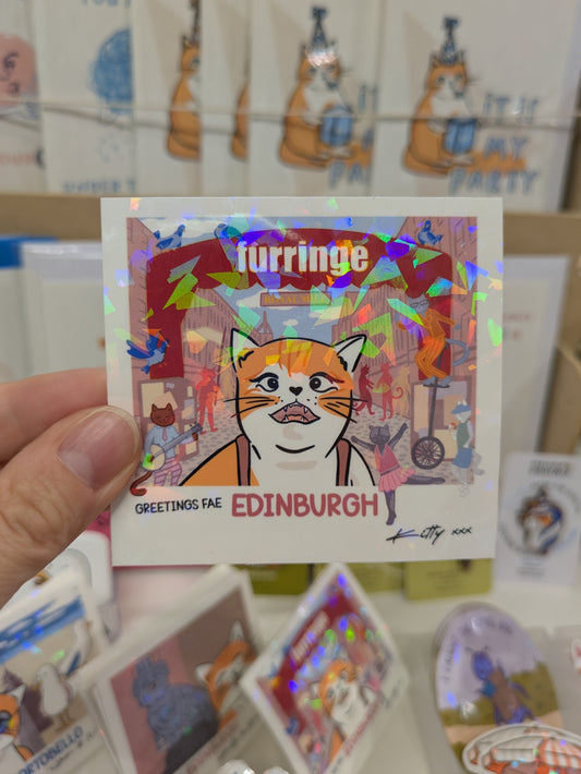 Edinburgh (Furringe Festival) Holographic Sticker